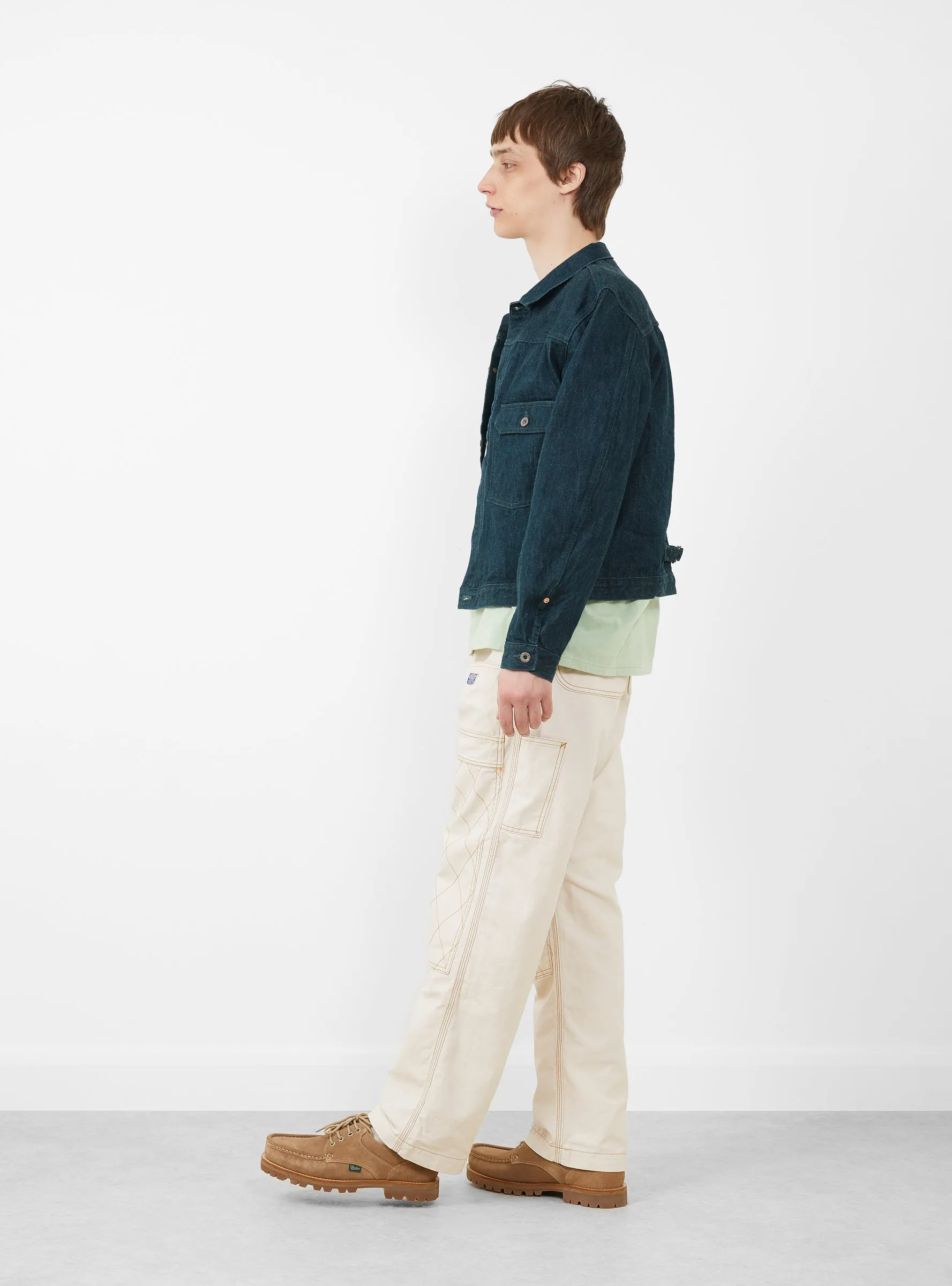 No. 4 Plant Dyed Denim 1st Jacket Green
