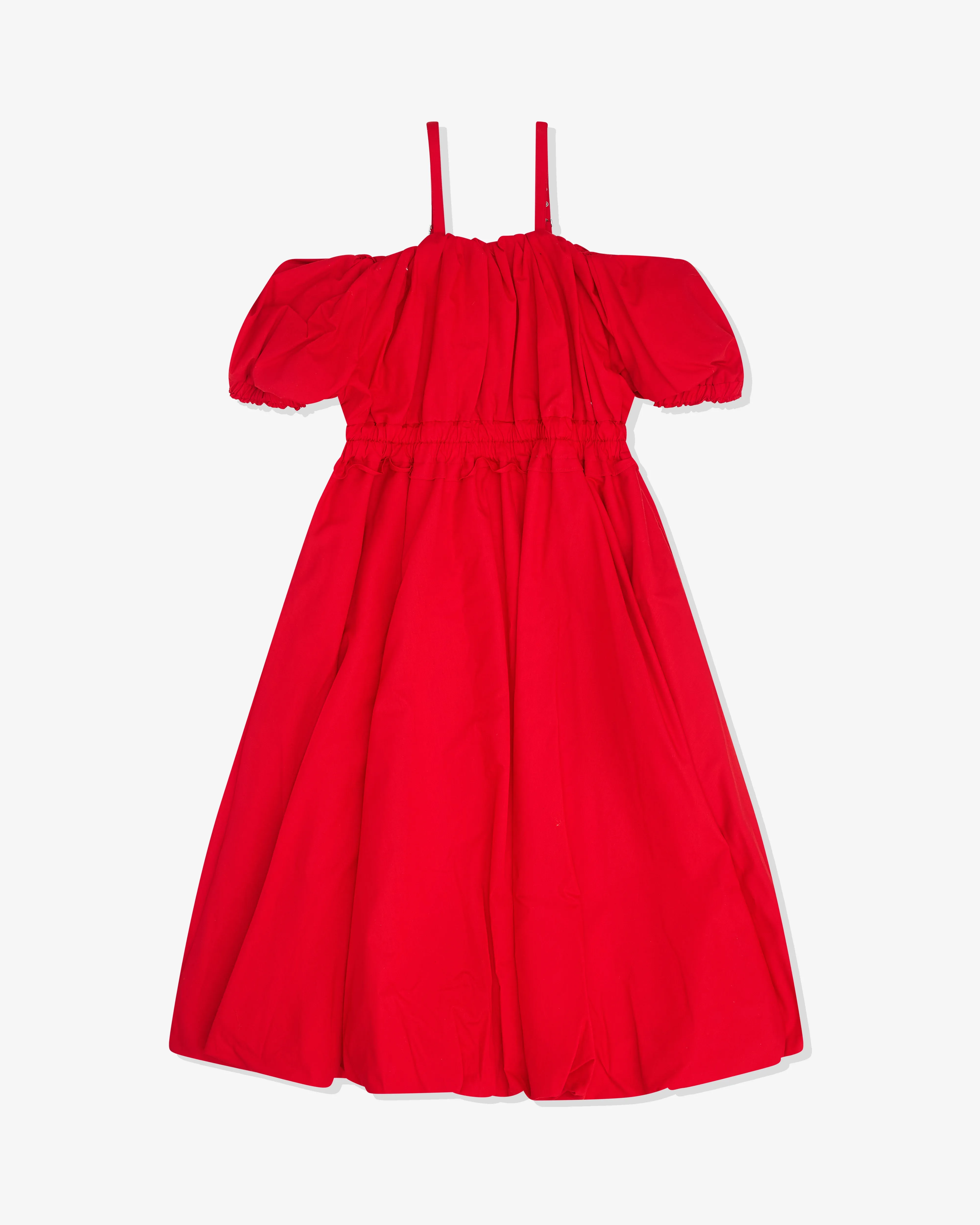 Noir Kei Ninomiya - Women's Elasticated Voluminous Dress - (Red)