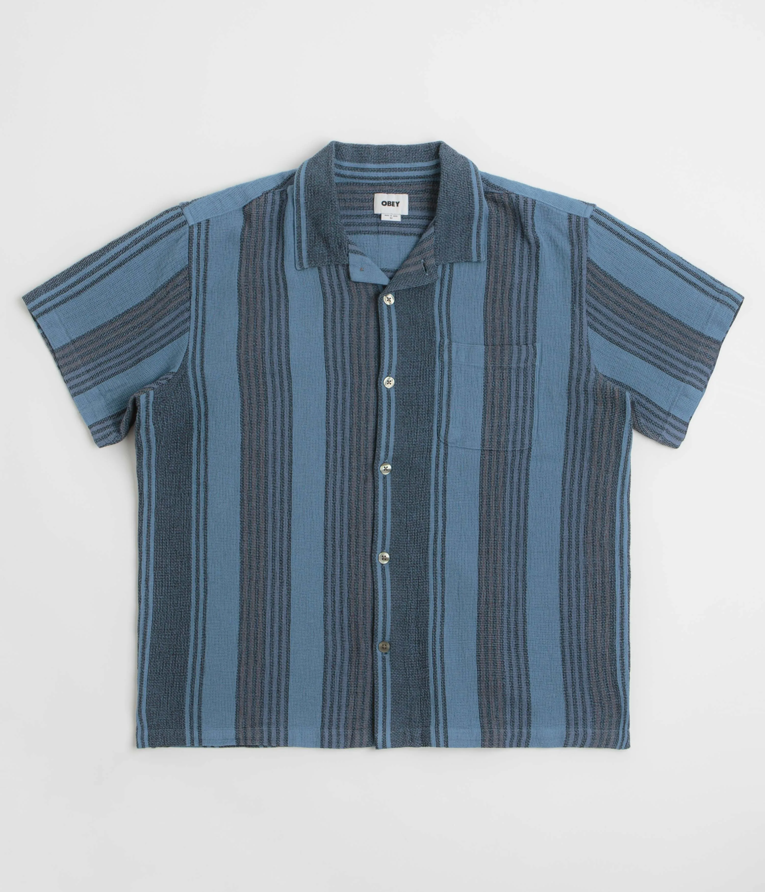 Obey Frazer Short Sleeve Shirt - Black Multi