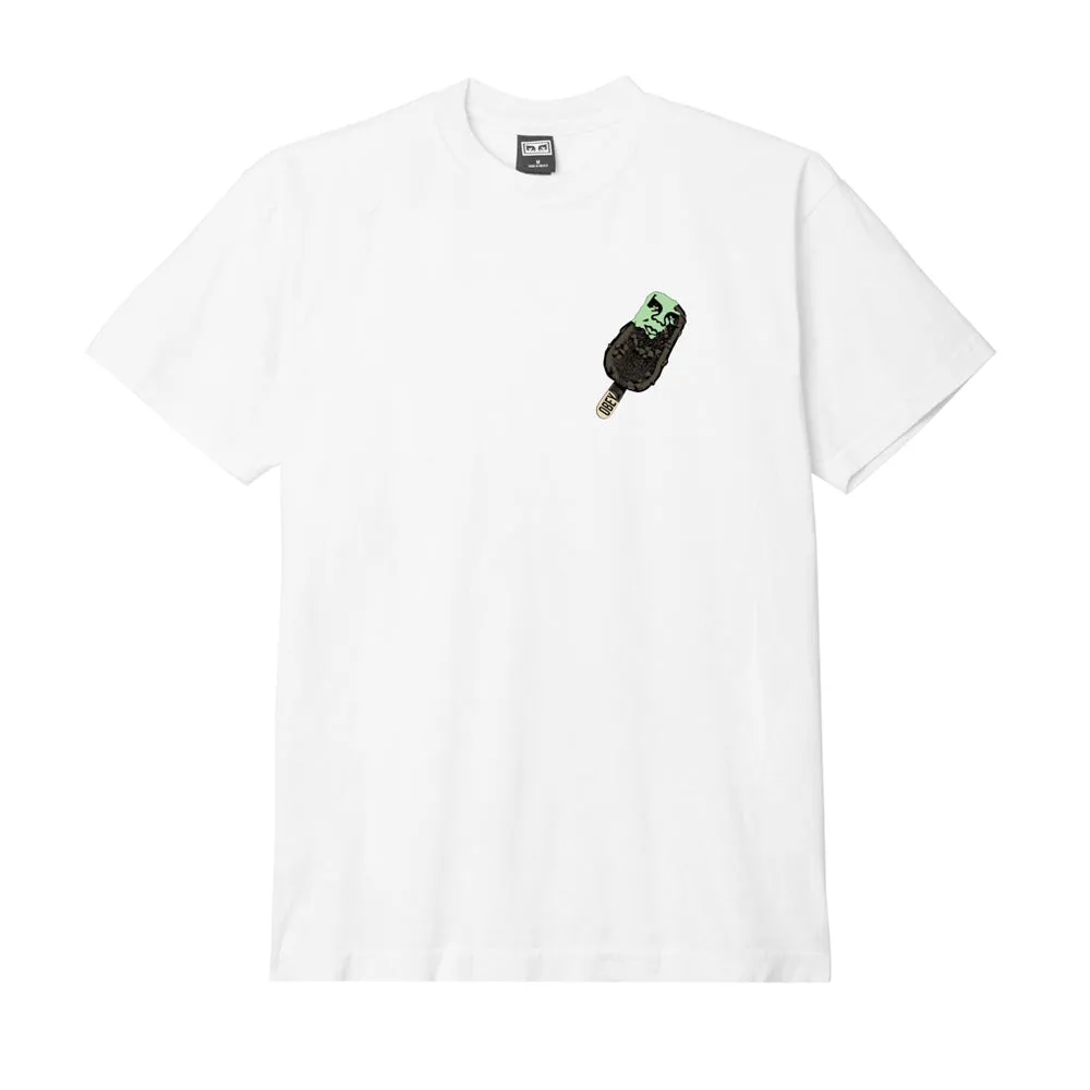 OBEY POPSICLE HEAVYWEIGHT T-SHIRT // WHITE