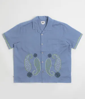 Obey Quentin Short Sleeve Shirt - Colony Blue Multi