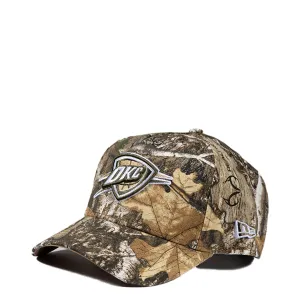 OKLAHOMA CITY THUNDER 9FORTY REALTREE CAMO ADJUSTABLE A-FRAME KHAKI CAP
