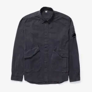 Overshirt In Microreps Diamond Peach