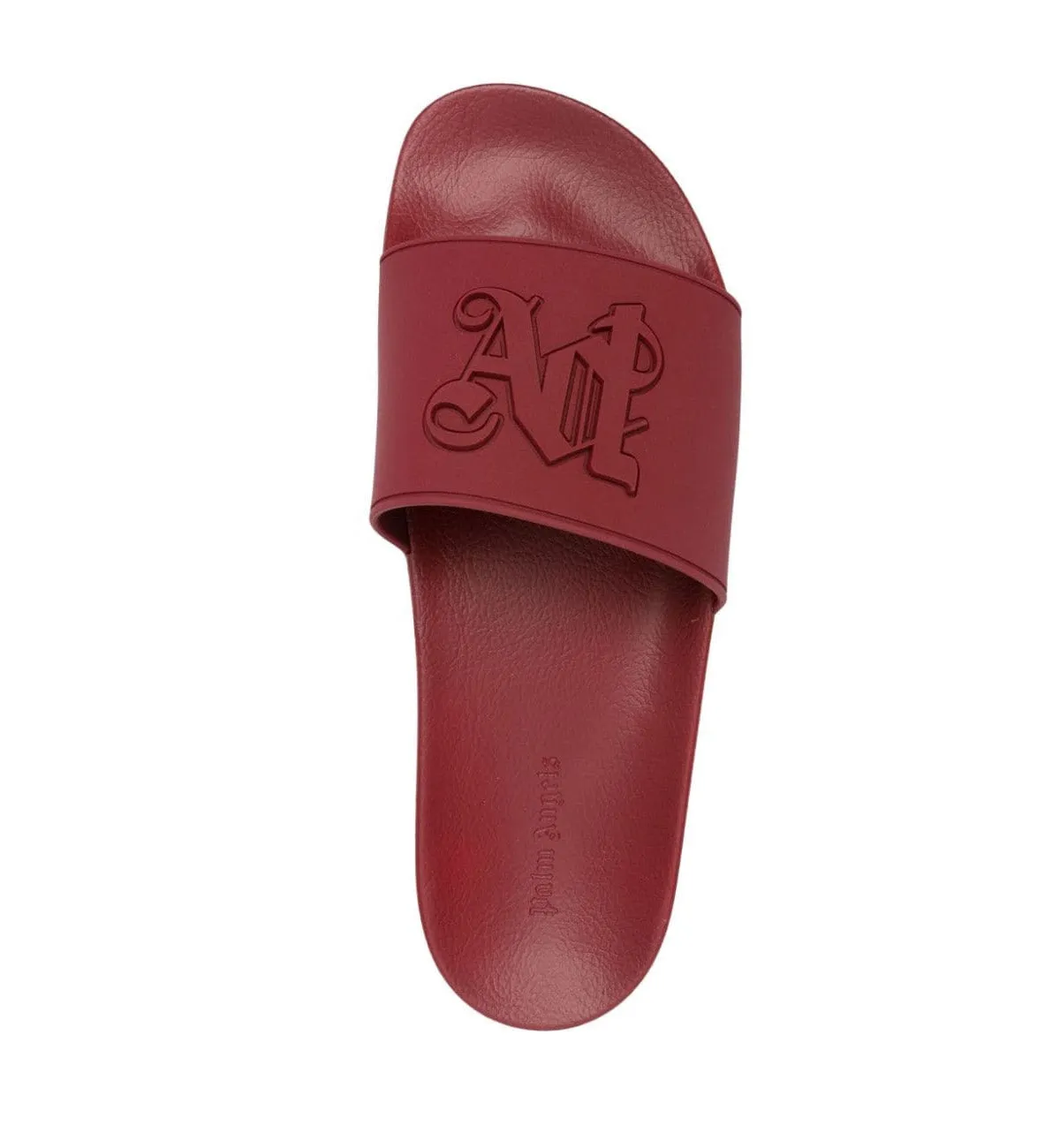 Palm Angels Red Embossed Slide