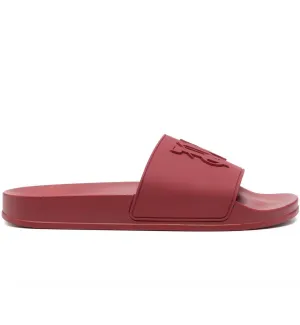 Palm Angels Red Embossed Slide