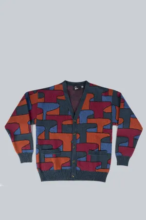 PARRA CANYONS ALL OVER KNITTED CARDIGAN