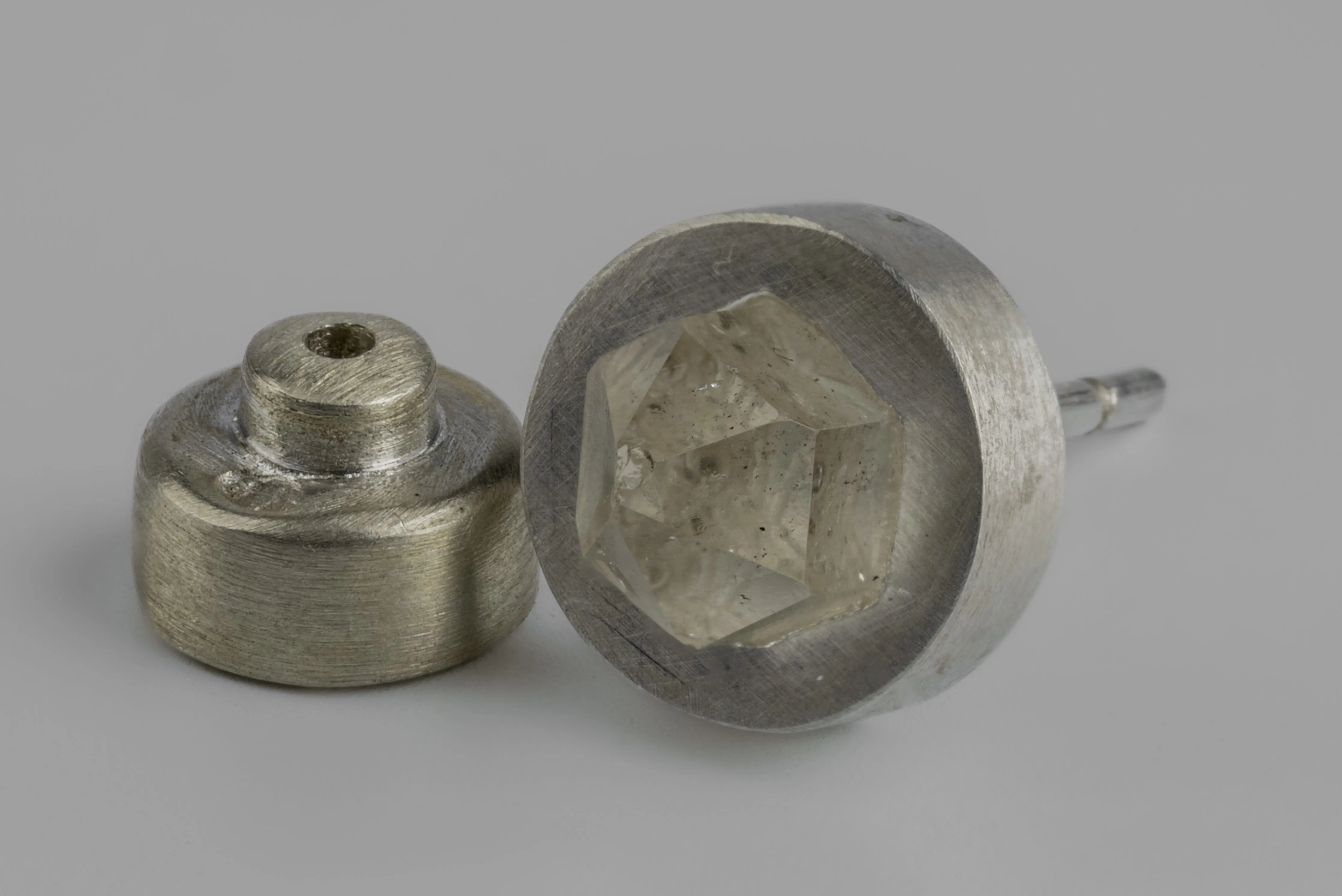 PARTS OF FOUR - Stud Earring (9mm. Herkimer Spike. MA HER)