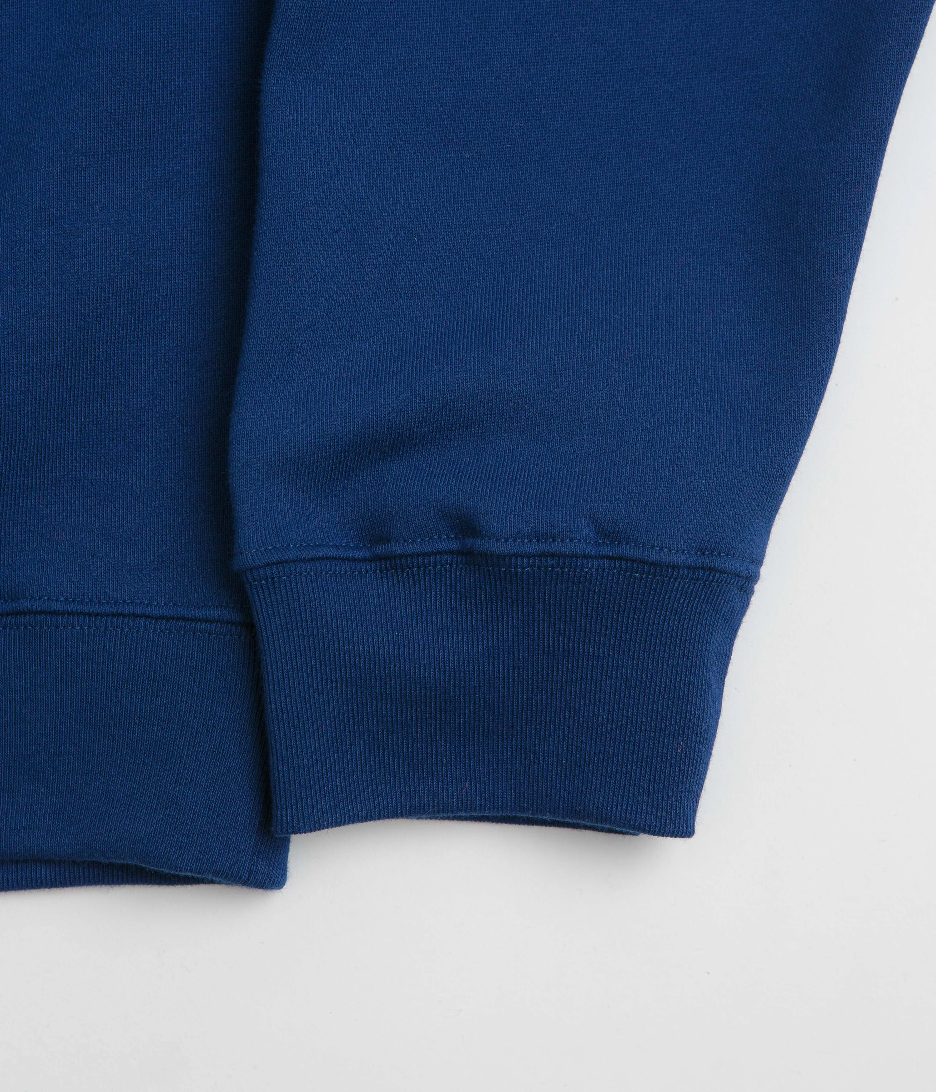 Polar Surf Logo Dave Hoodie - Deep Royal Blue