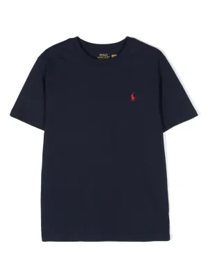 POLO RALPH LAUREN - Boys Short Sleeve Cotton Jersey Crewneck T-Shirt