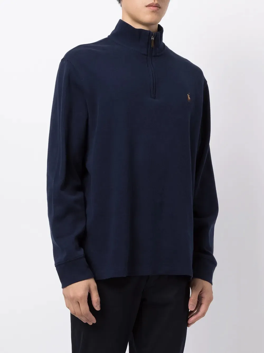 POLO RALPH LAUREN - Men Long Sleeve Estate Rib 1/2 Zip Pullover