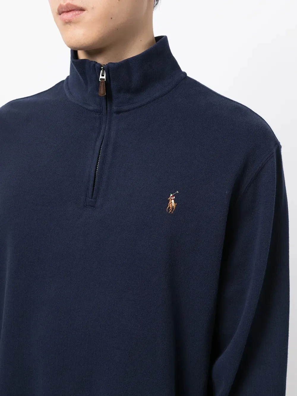 POLO RALPH LAUREN - Men Long Sleeve Estate Rib 1/2 Zip Pullover