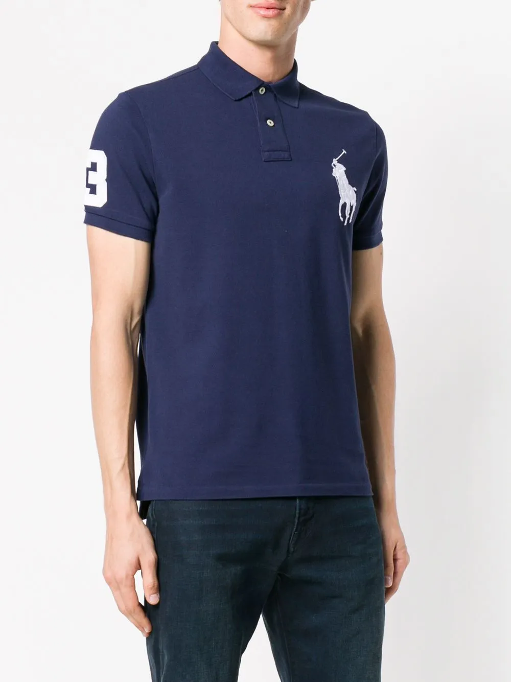 POLO RALPH LAUREN - Men Short-Sleeve Big Pony Mesh Polo Shirt