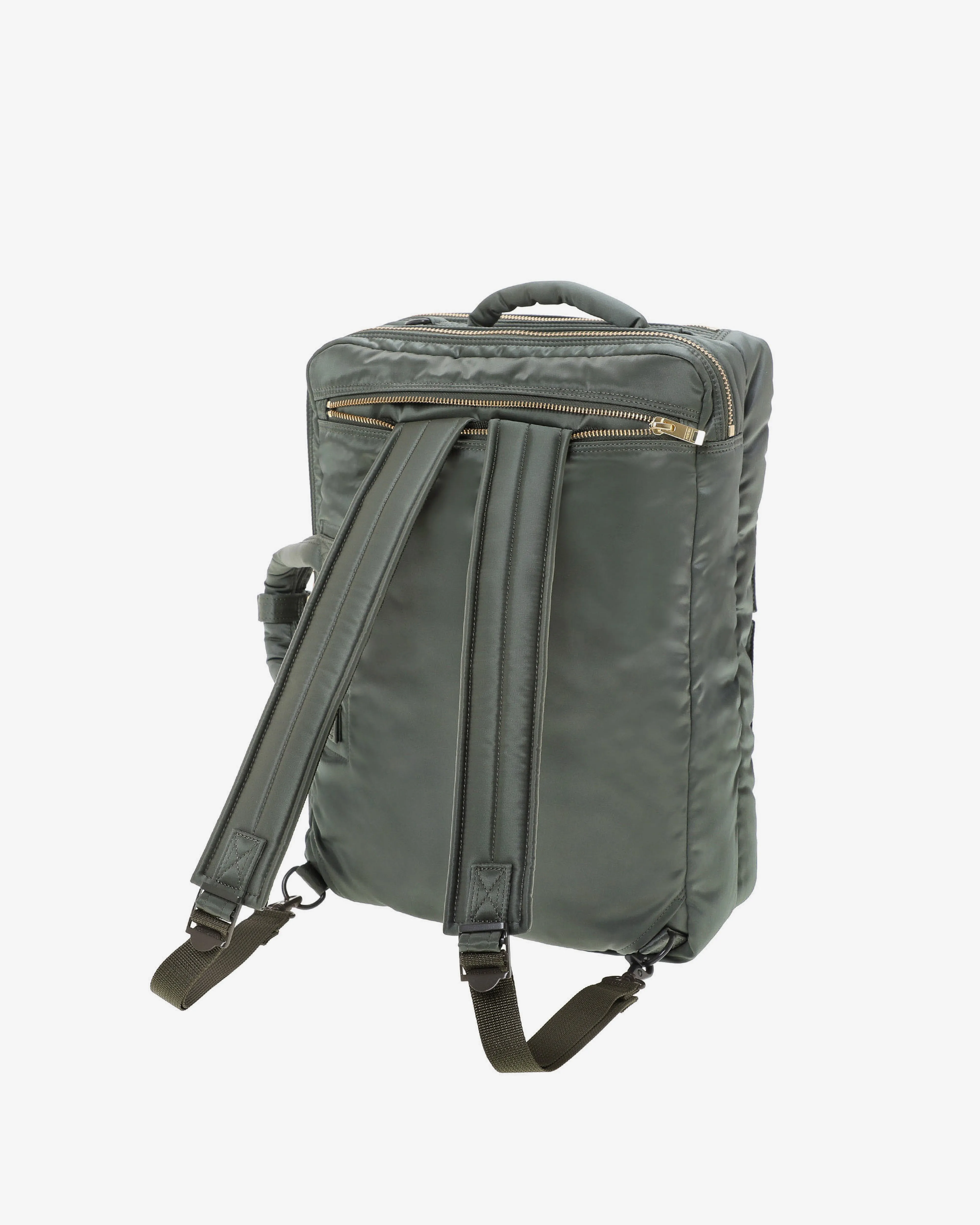 Porter Yoshida & Co. - Men's Tanker 3Way Document Bag w Zip - (Green)