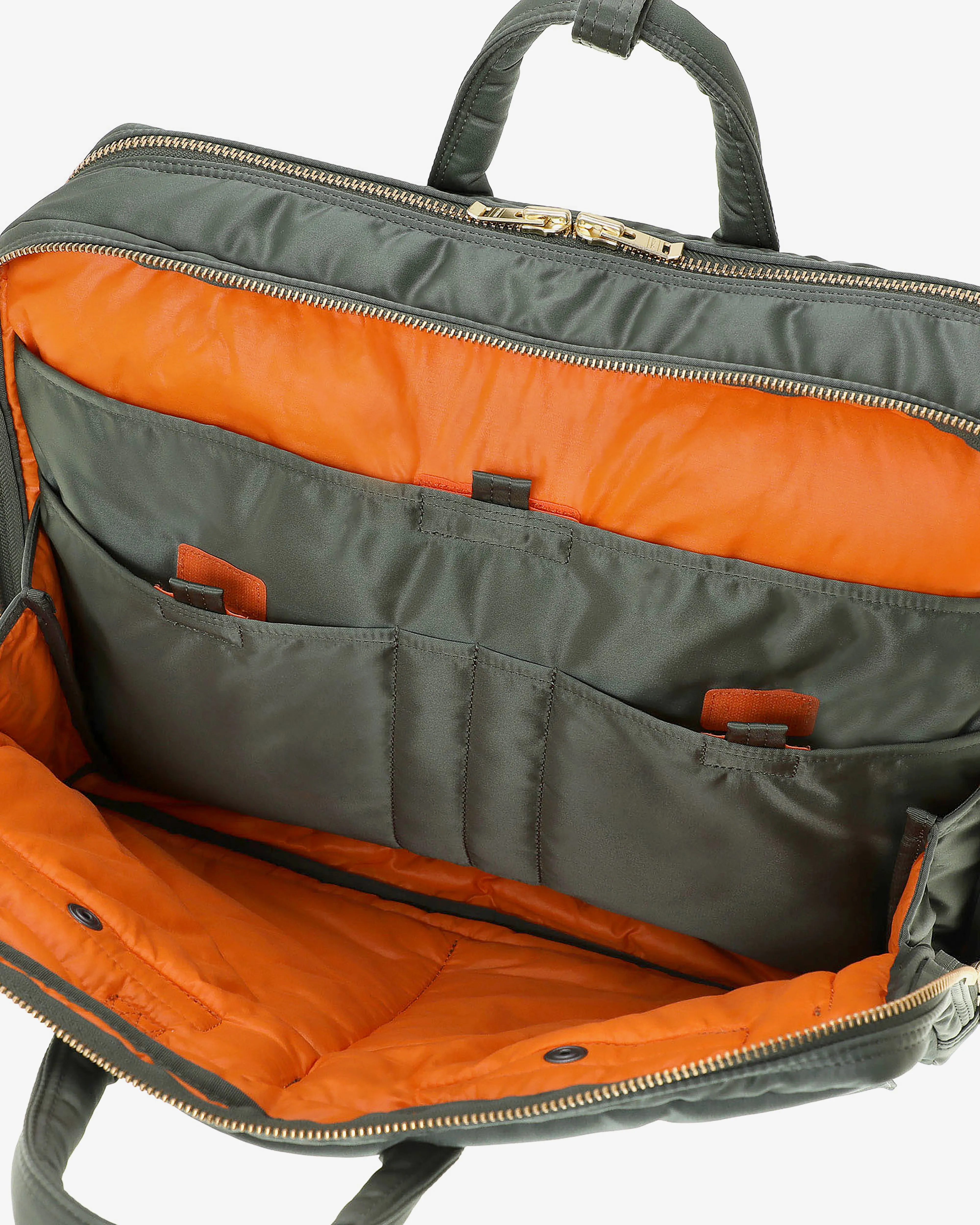 Porter Yoshida & Co. - Men's Tanker 3Way Document Bag w Zip - (Green)