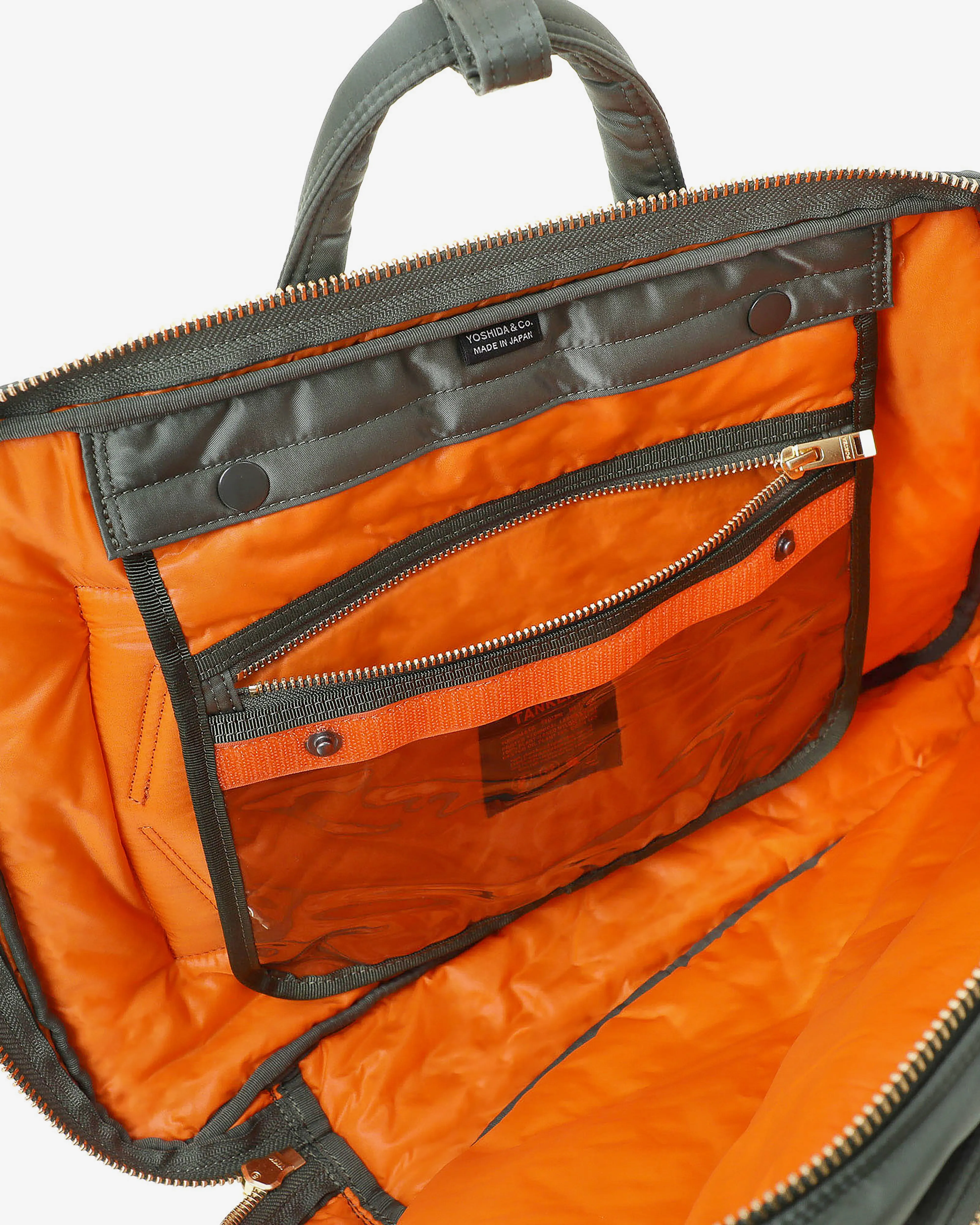 Porter Yoshida & Co. - Men's Tanker 3Way Document Bag w Zip - (Green)