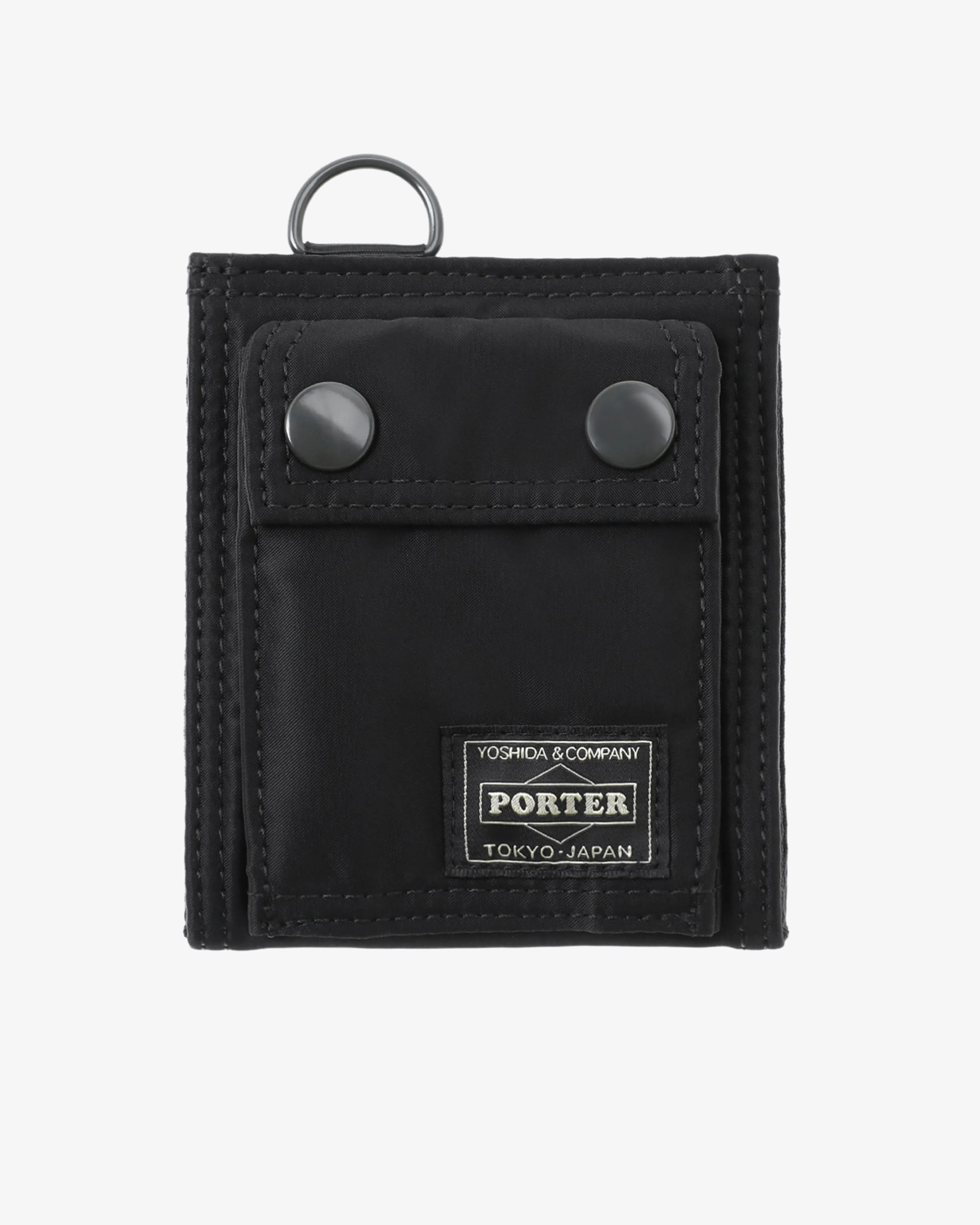 Porter Yoshida & Co. - Men's Tanker Pocket Wallet - (Black)