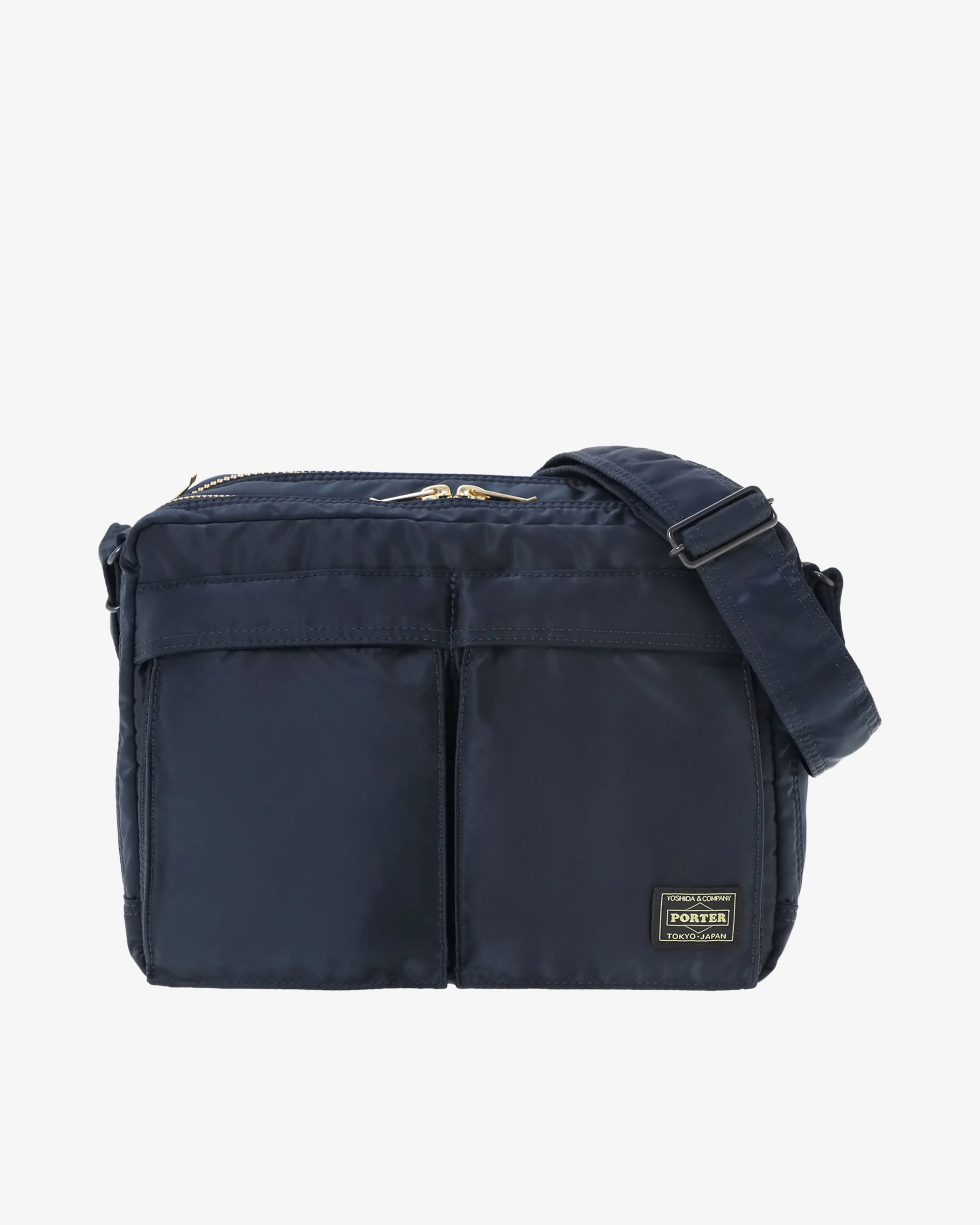 Porter Yoshida & Co. - Men's Tanker Sling Bag w Zip (L) - (Navy)