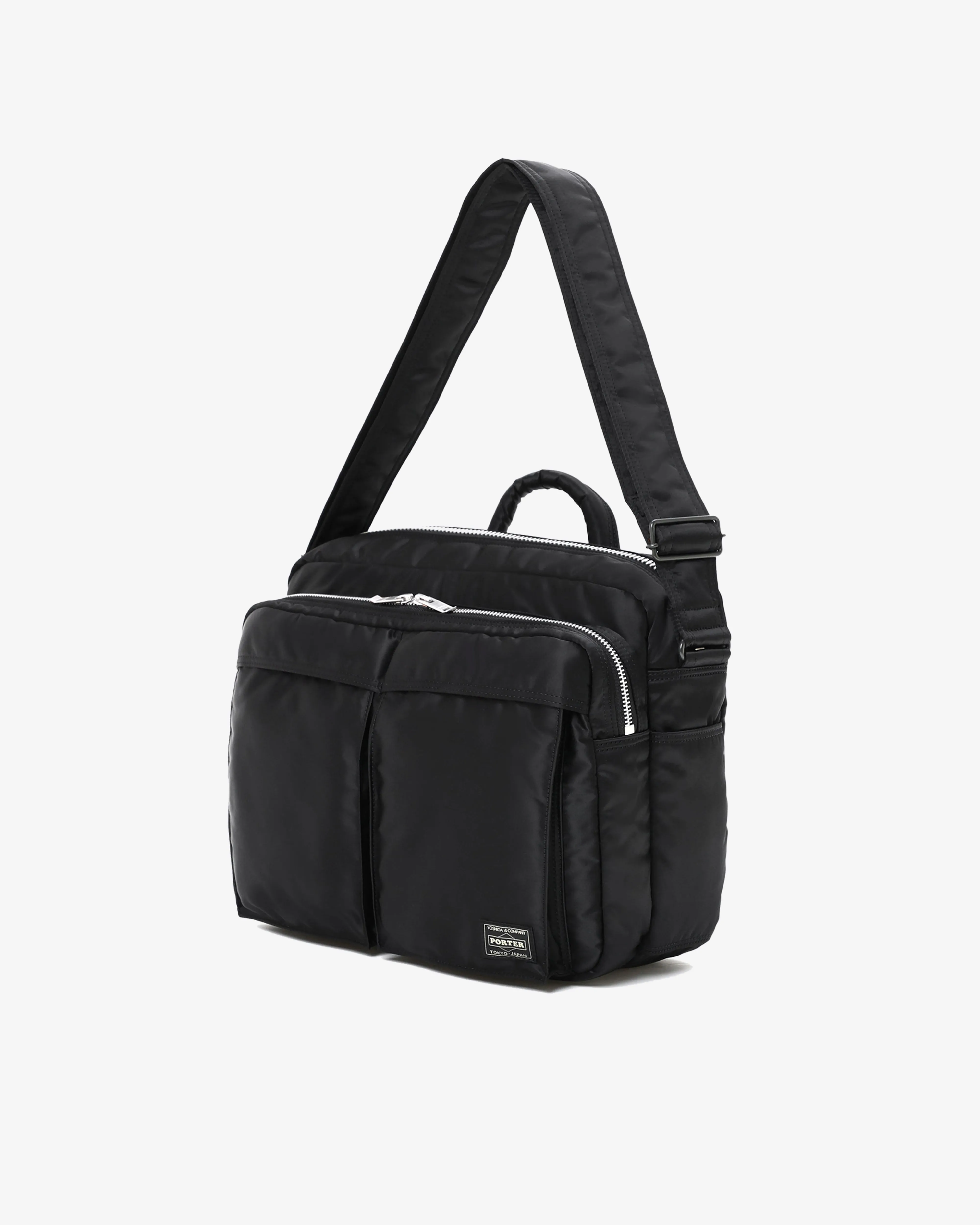 Porter Yoshida & Co. - Men's Tanker Sling Bag w Zip (XL) - (Black)