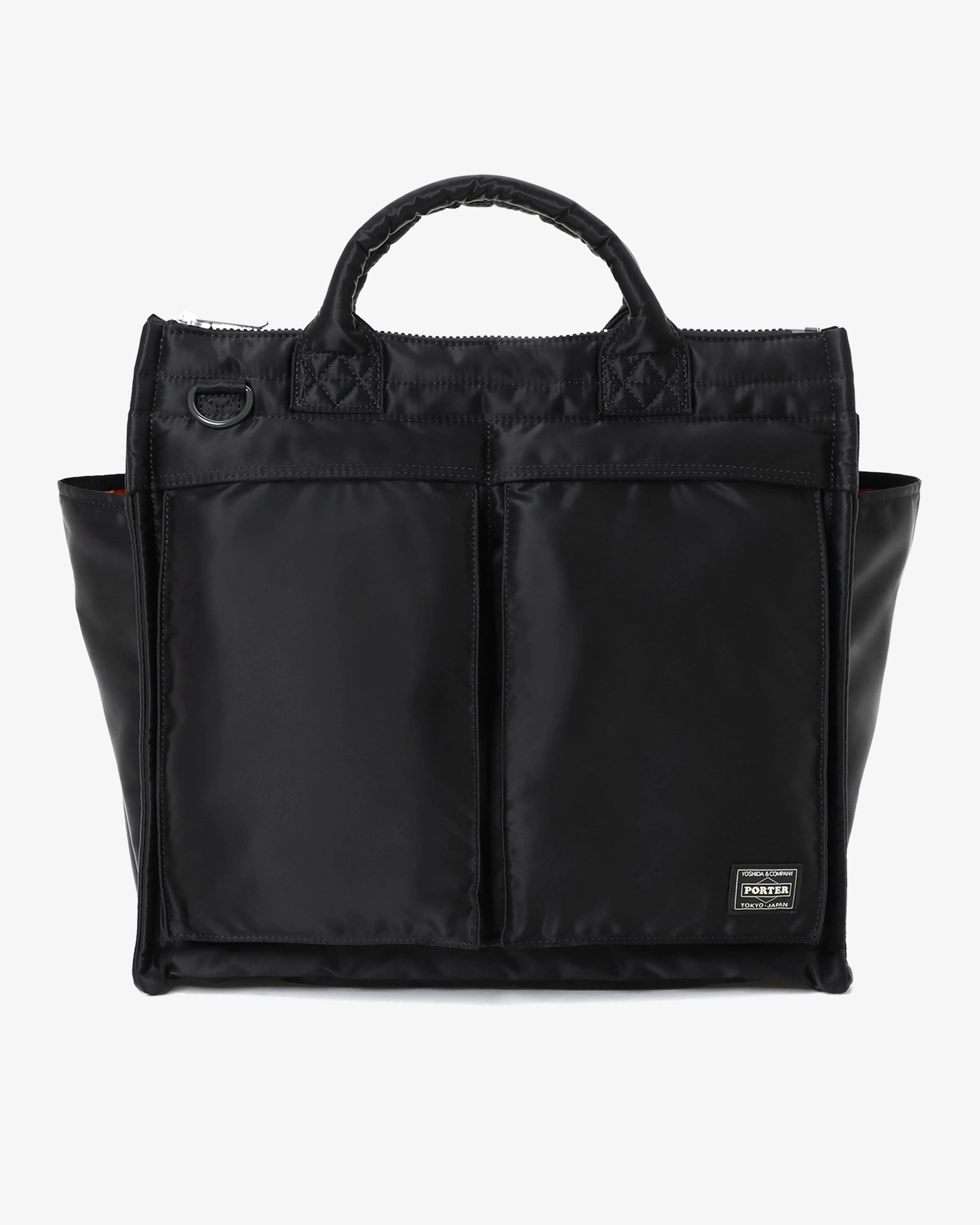 Porter Yoshida & Co. - Men's Tanker Square Tote Bag (L) - (Black)