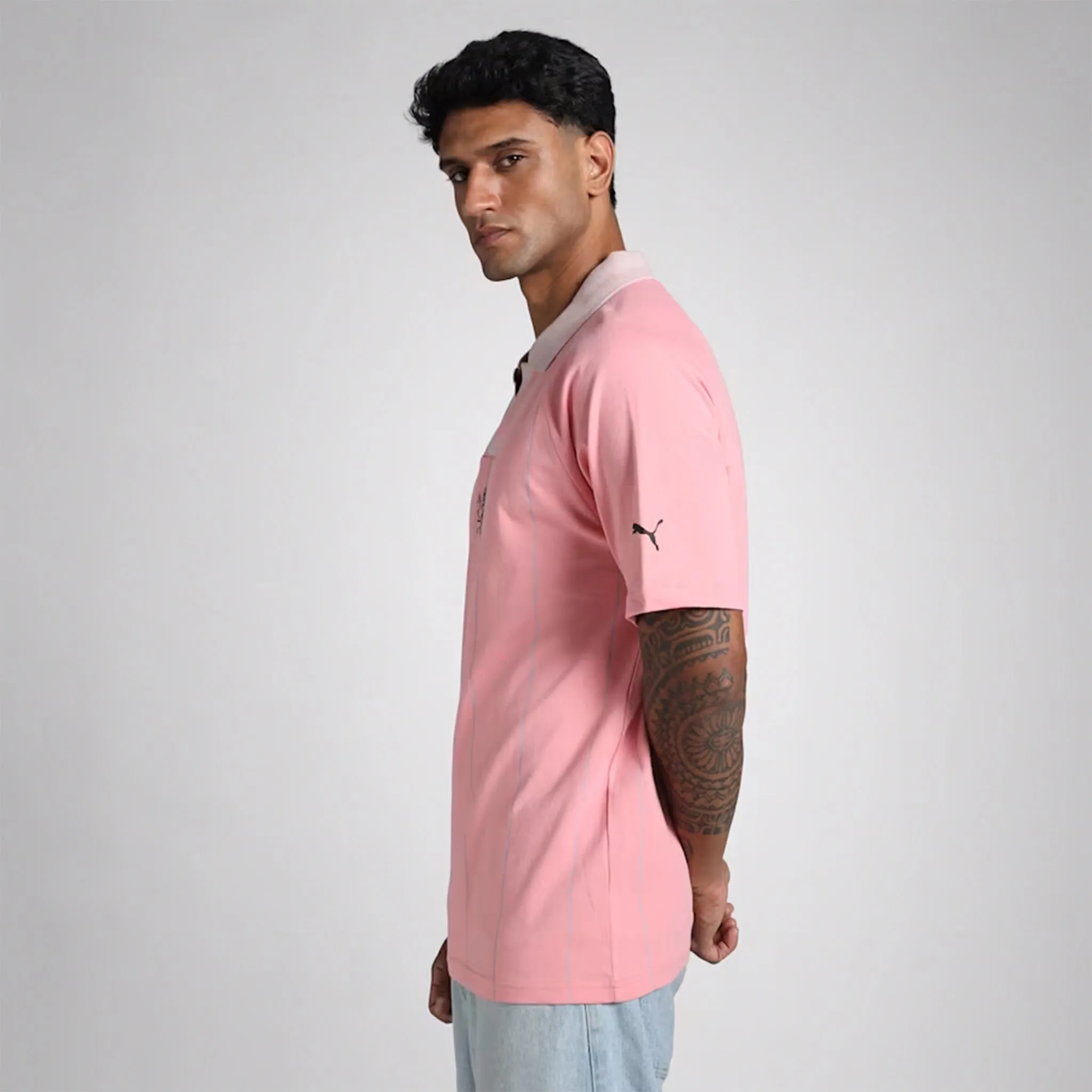Puma X RCB Striper Polo (PINKSCAPE)
