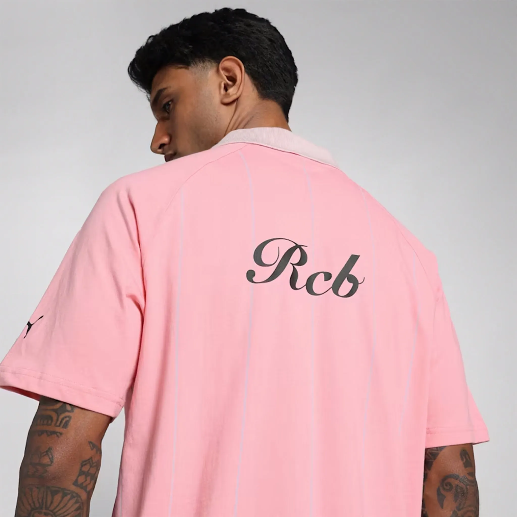 Puma X RCB Striper Polo (PINKSCAPE)