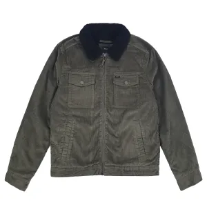 RVCA Easy Trucker Sherpa Jacket Olive
