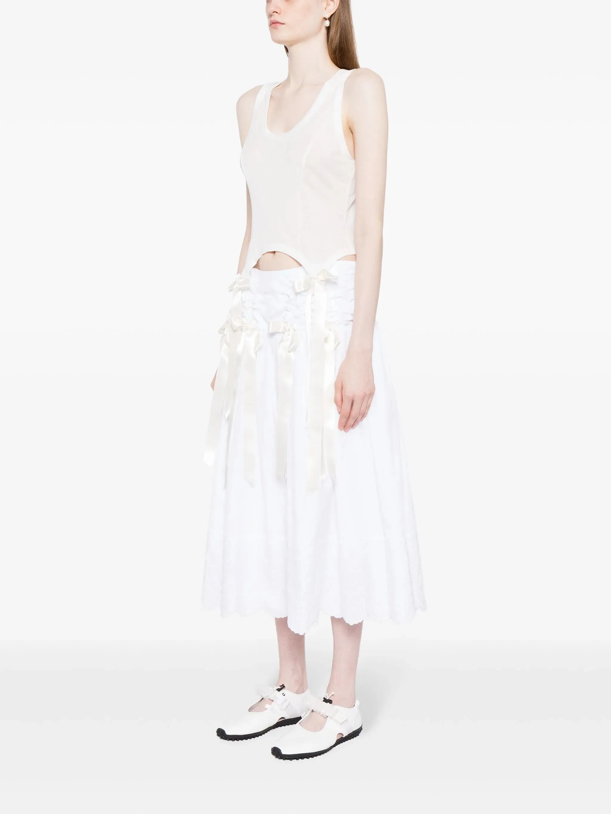 SIMONE ROCHA - Women W/ Bow Tails Easy Tank