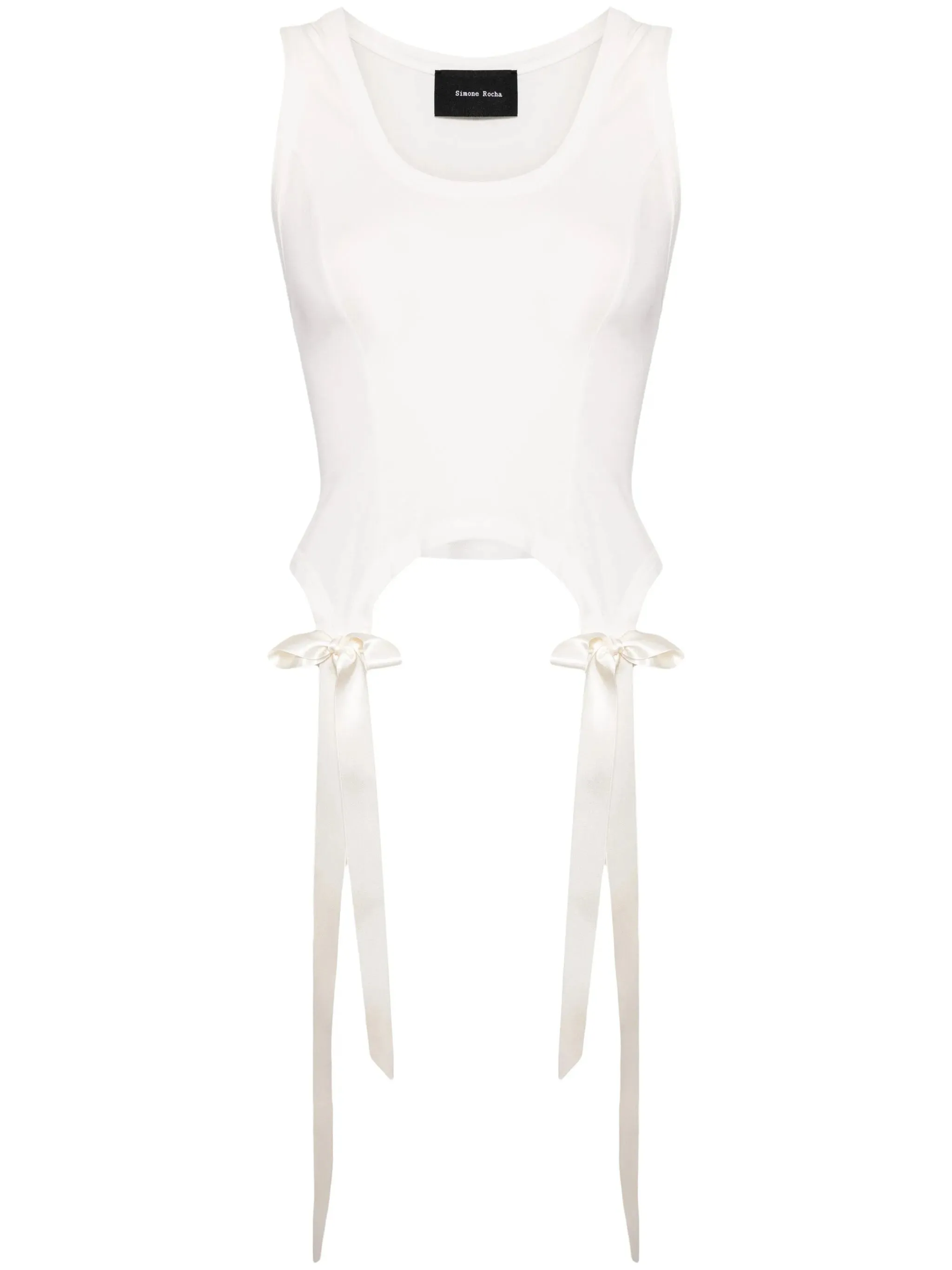 SIMONE ROCHA - Women W/ Bow Tails Easy Tank