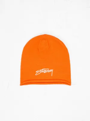 Skullcap Rolled Edge Orange