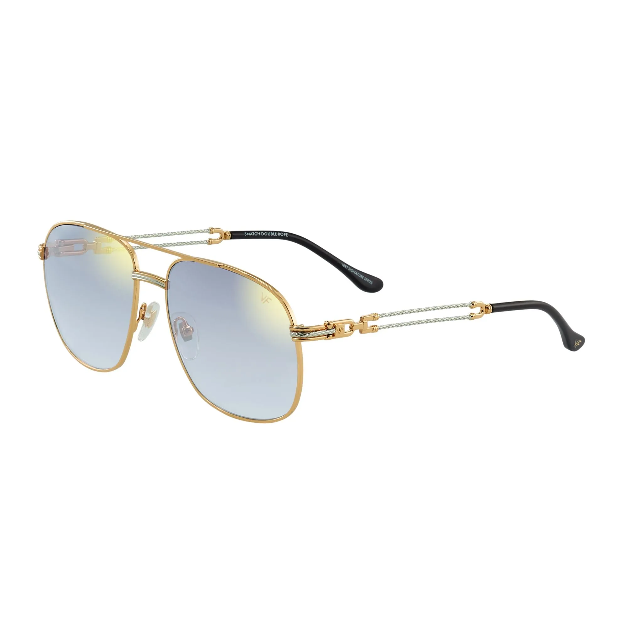 Snatch Double Rope Edition 18KT Two-Tone Gold
