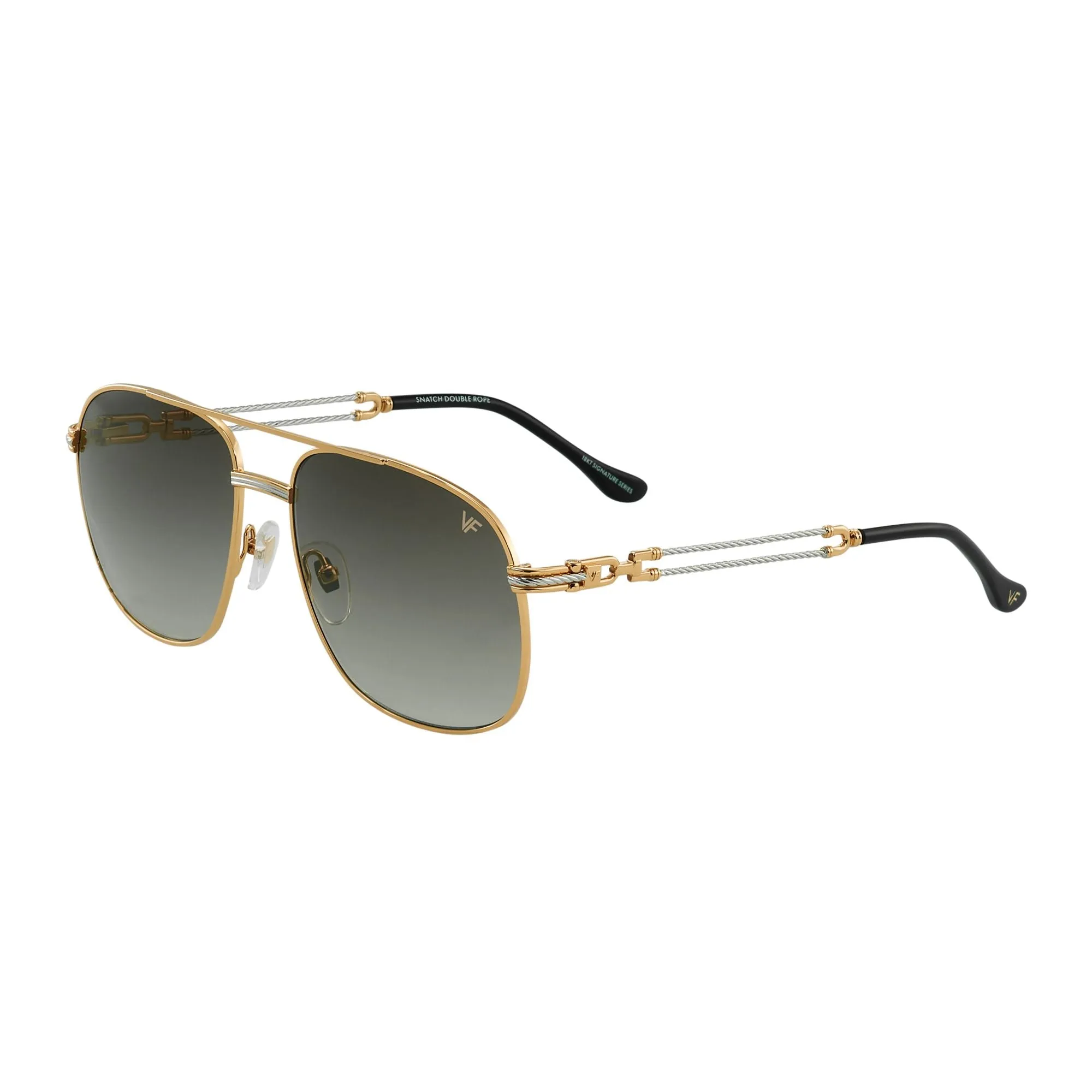 Snatch Double Rope Edition 18KT Two-Tone Gold