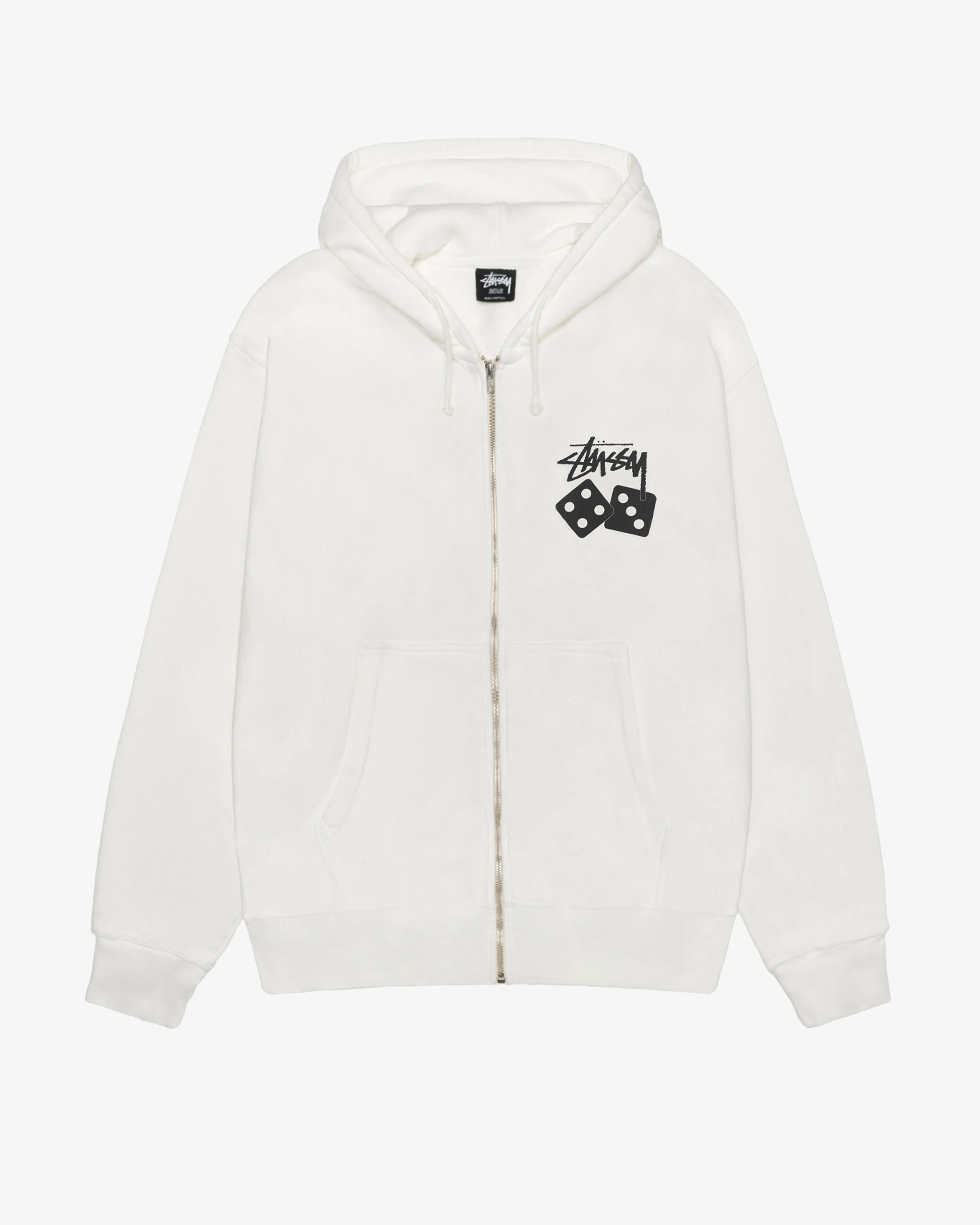 Stssy - Men's Dice Pig. Dyed Zip Hoodie - (Natural)