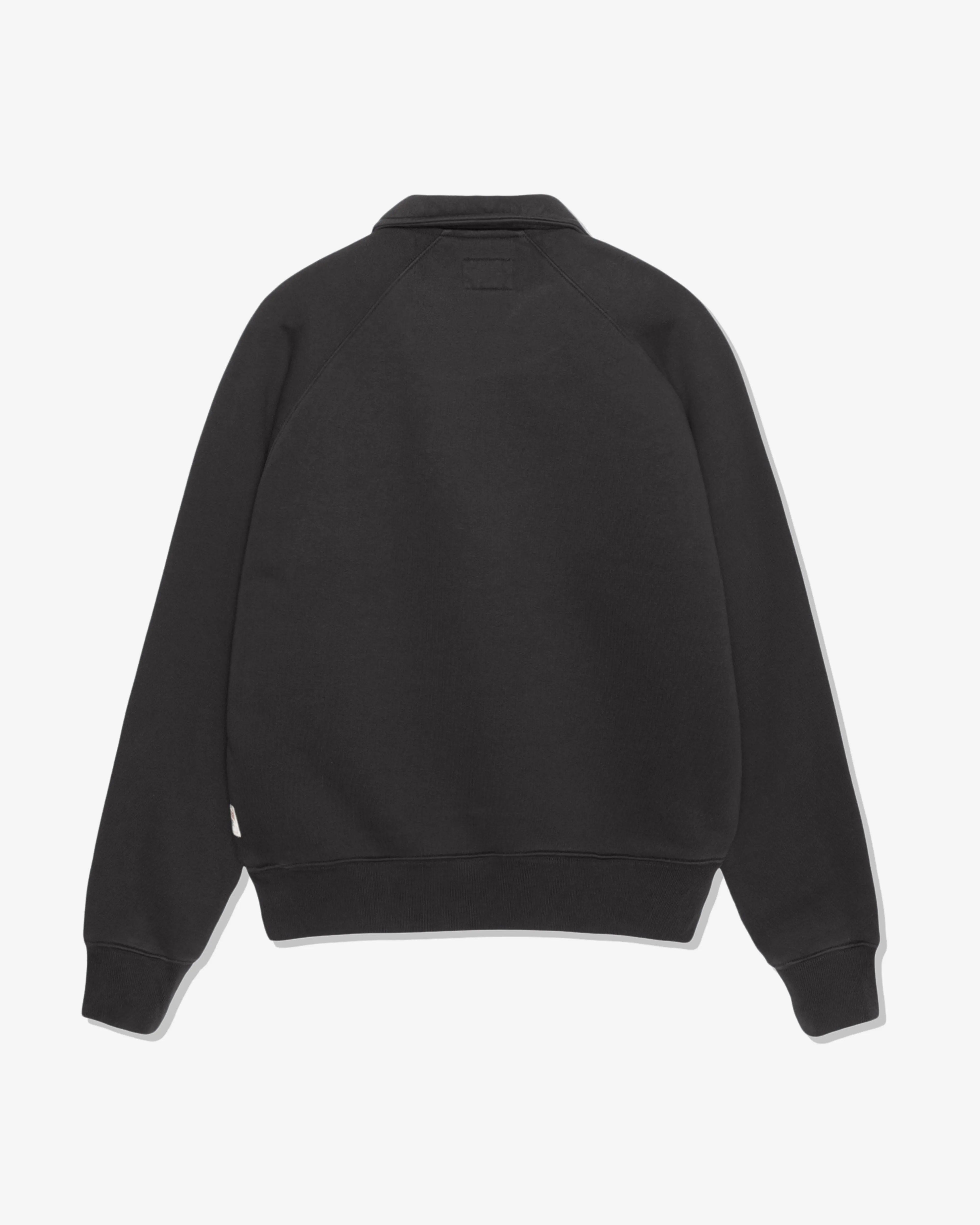 Stssy - Men's Fleece Raglan Zip Mock - (Washed Black)