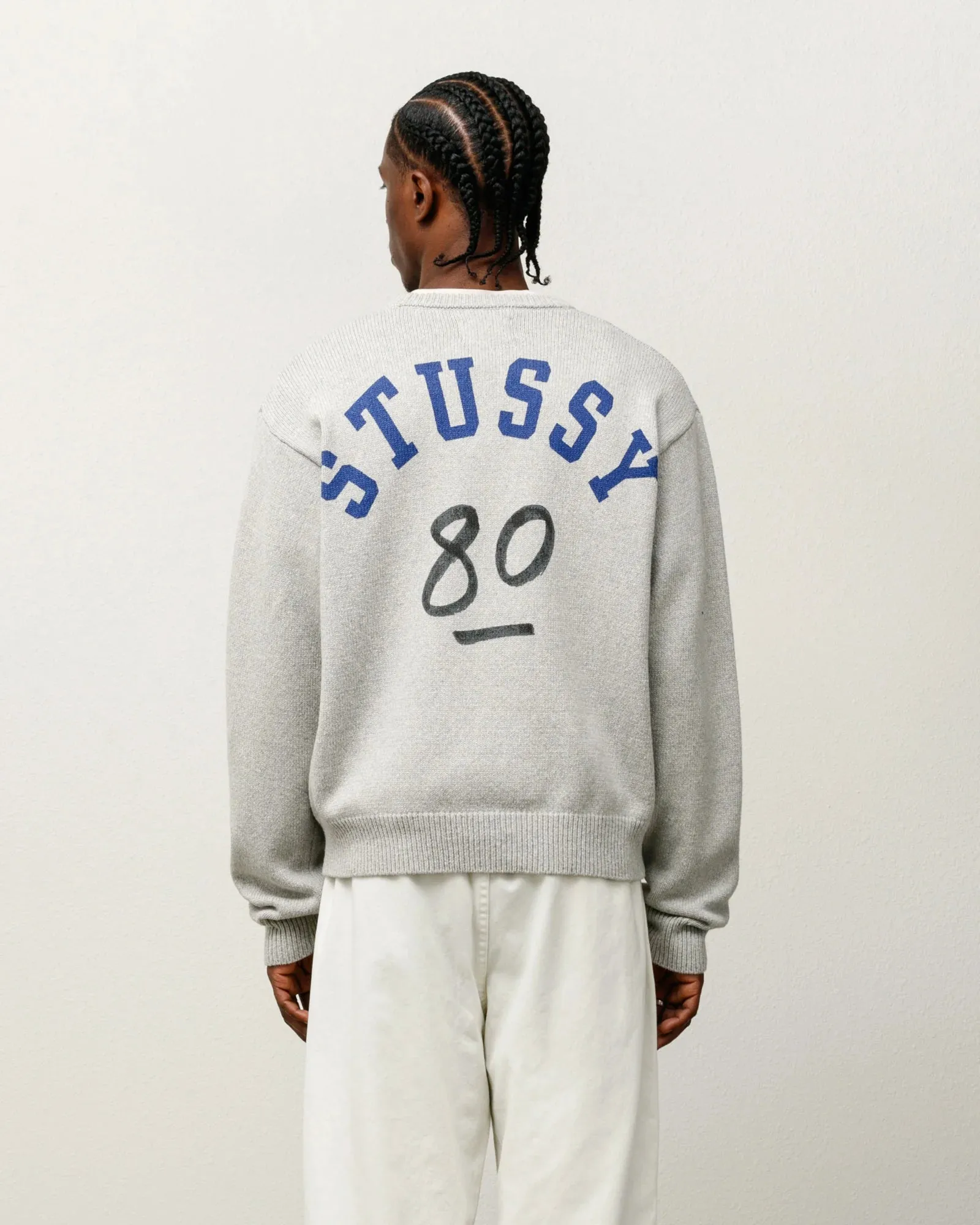 Stssy - Men's Handwritten Sweater - (Heather)