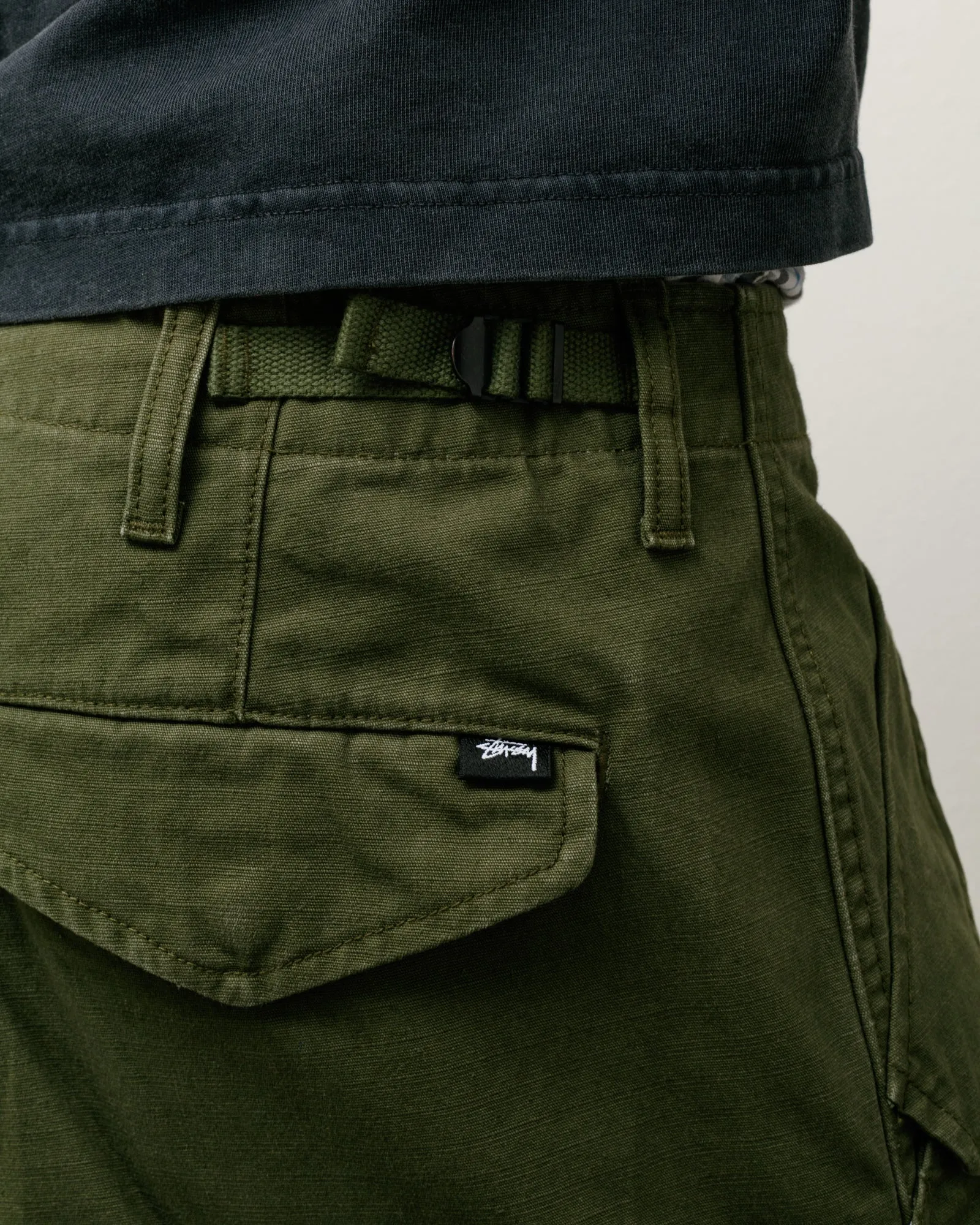 Stssy - Men's Military Cargo Pant Ripstop - (Olive Green)