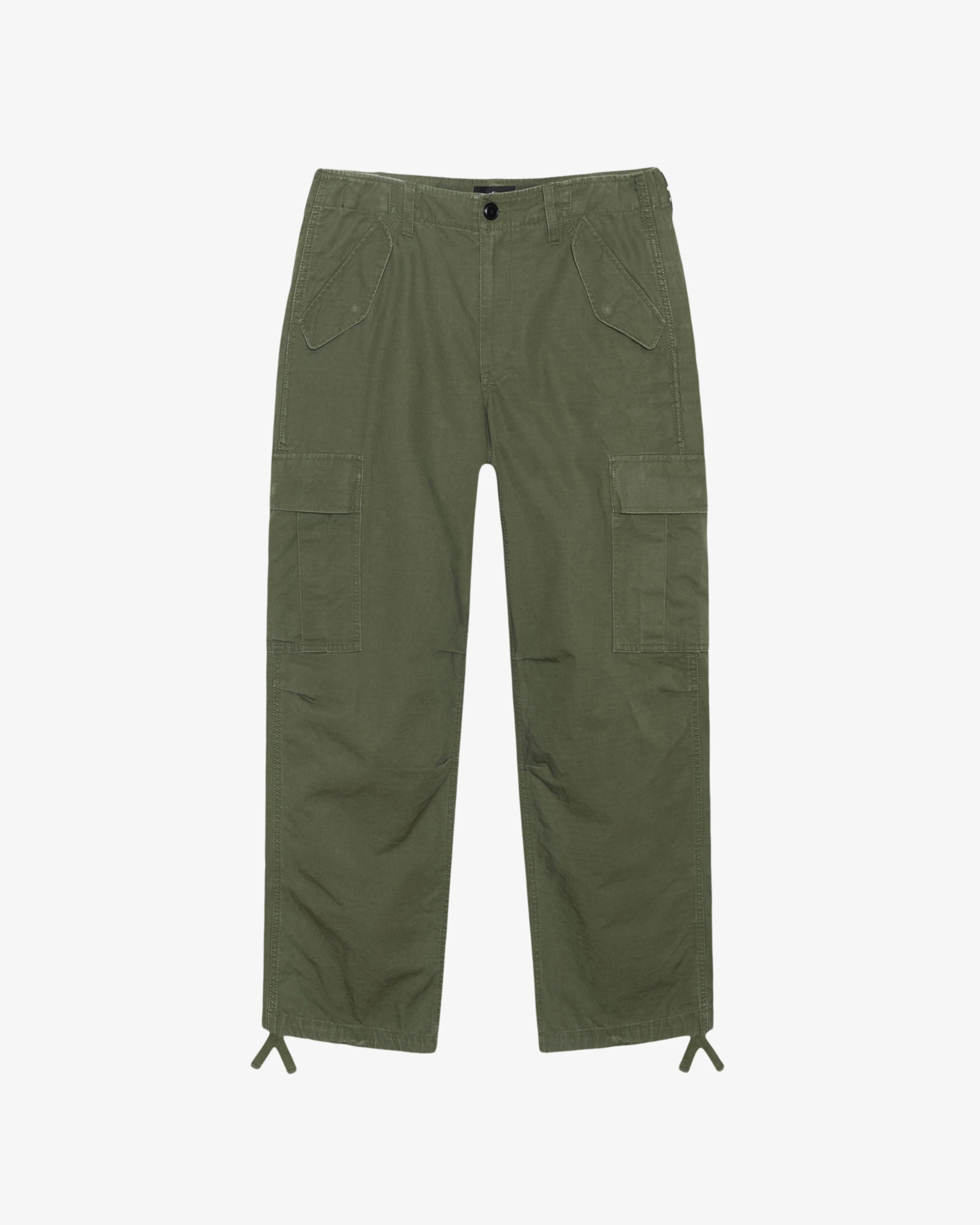 Stssy - Men's Military Cargo Pant Ripstop - (Olive Green)