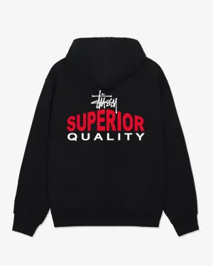 Stssy - Men's Superior Quality Zip Hoodie - (Black)
