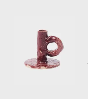 Studio Candlestick Burgundy