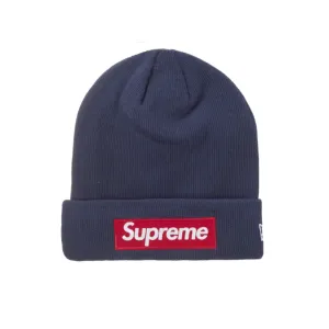 Supreme Box Logo Beanie (FW24) Navy