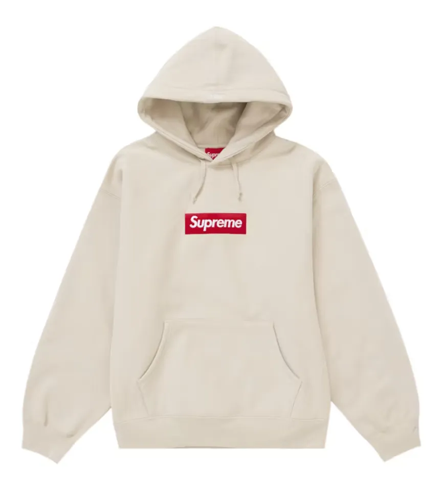 Supreme Box Logo Hoody Bone