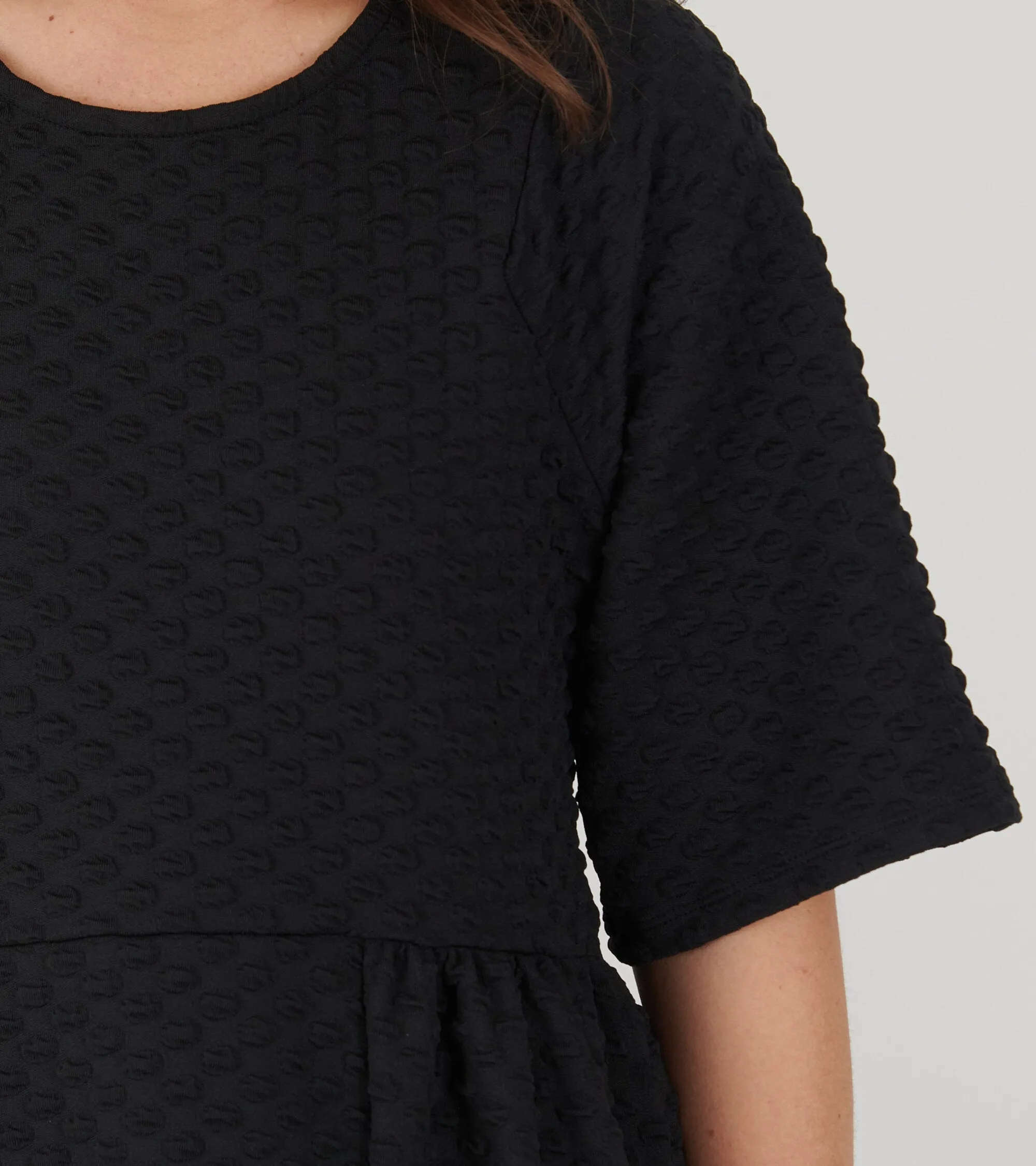 Very Easy Dress Black Bubbles