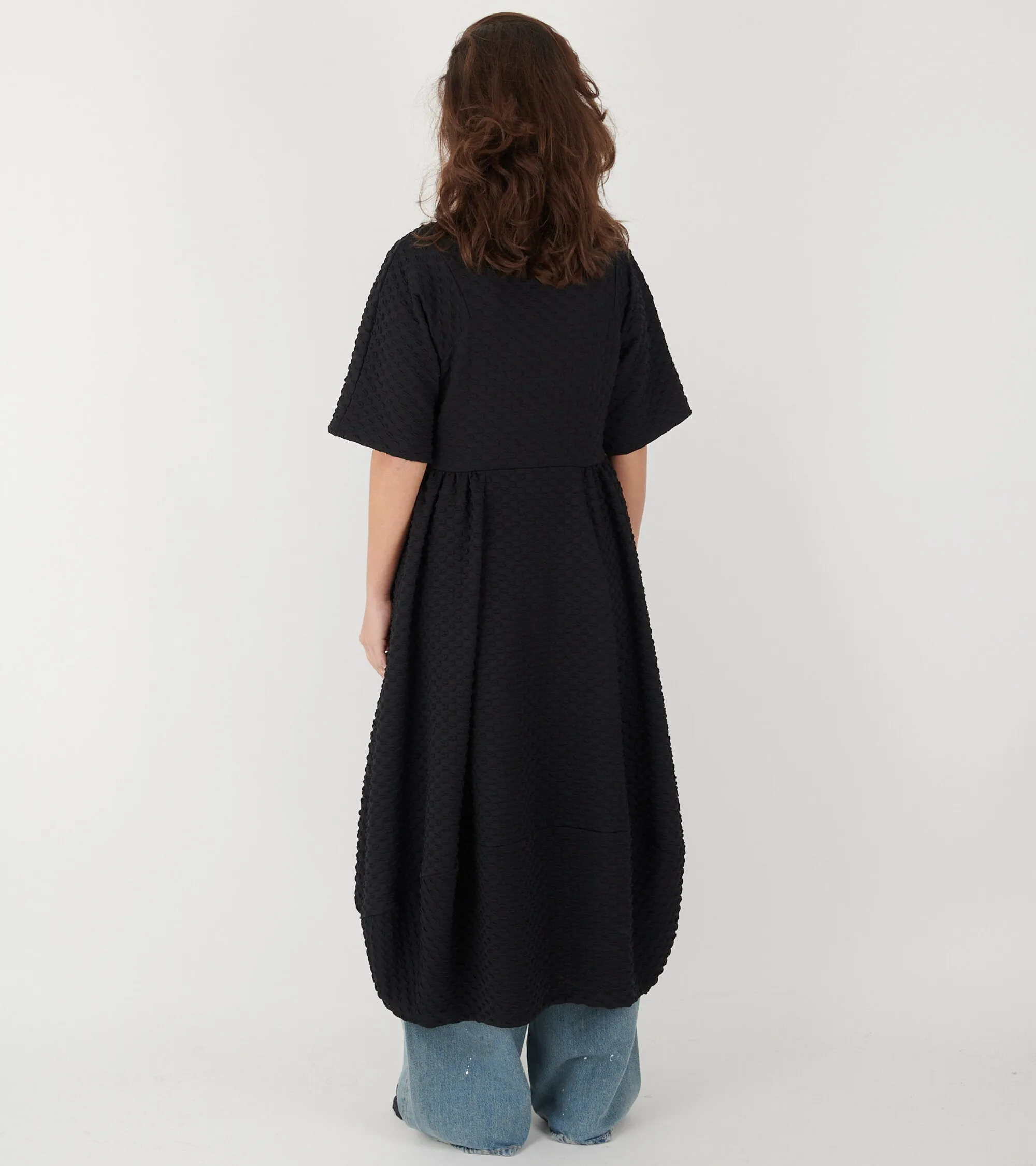 Very Easy Dress Black Bubbles