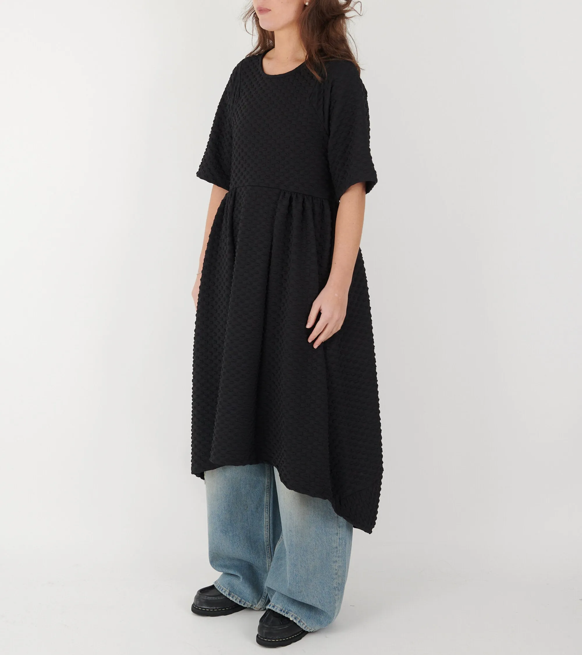 Very Easy Dress Black Bubbles