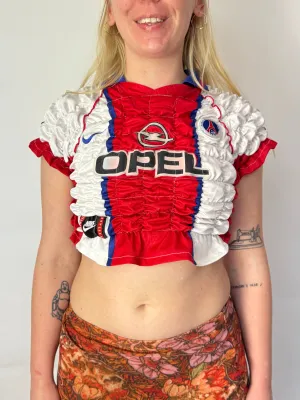 VT Rework : 1996-97 Paris Saint-Germain Home Ruched Shirt