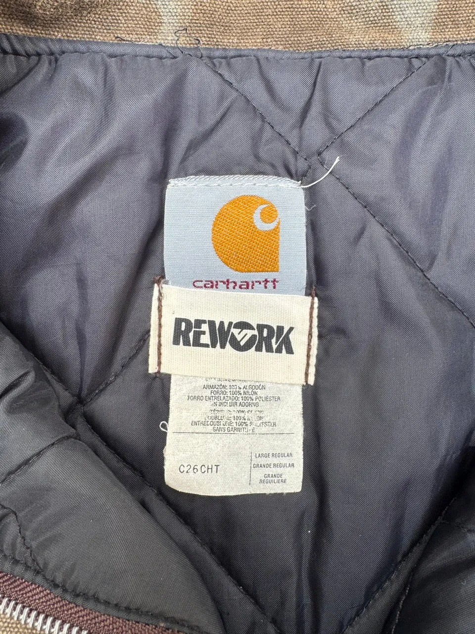 VT Rework : Carhartt Fireman Clasp Workwear Jacket