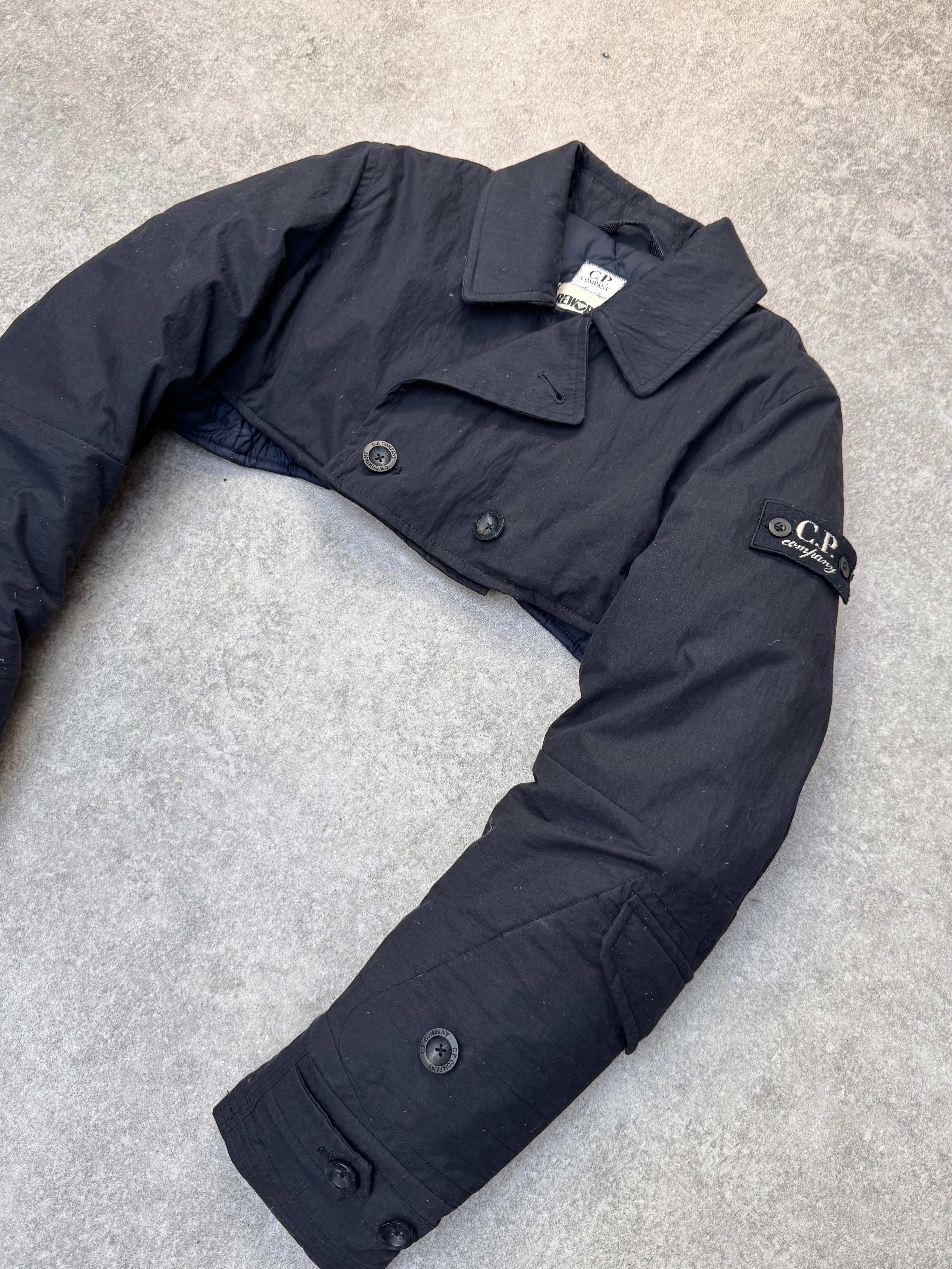 VT Rework : C.P. Company Reworked Ultra Cropped Trench Jacket