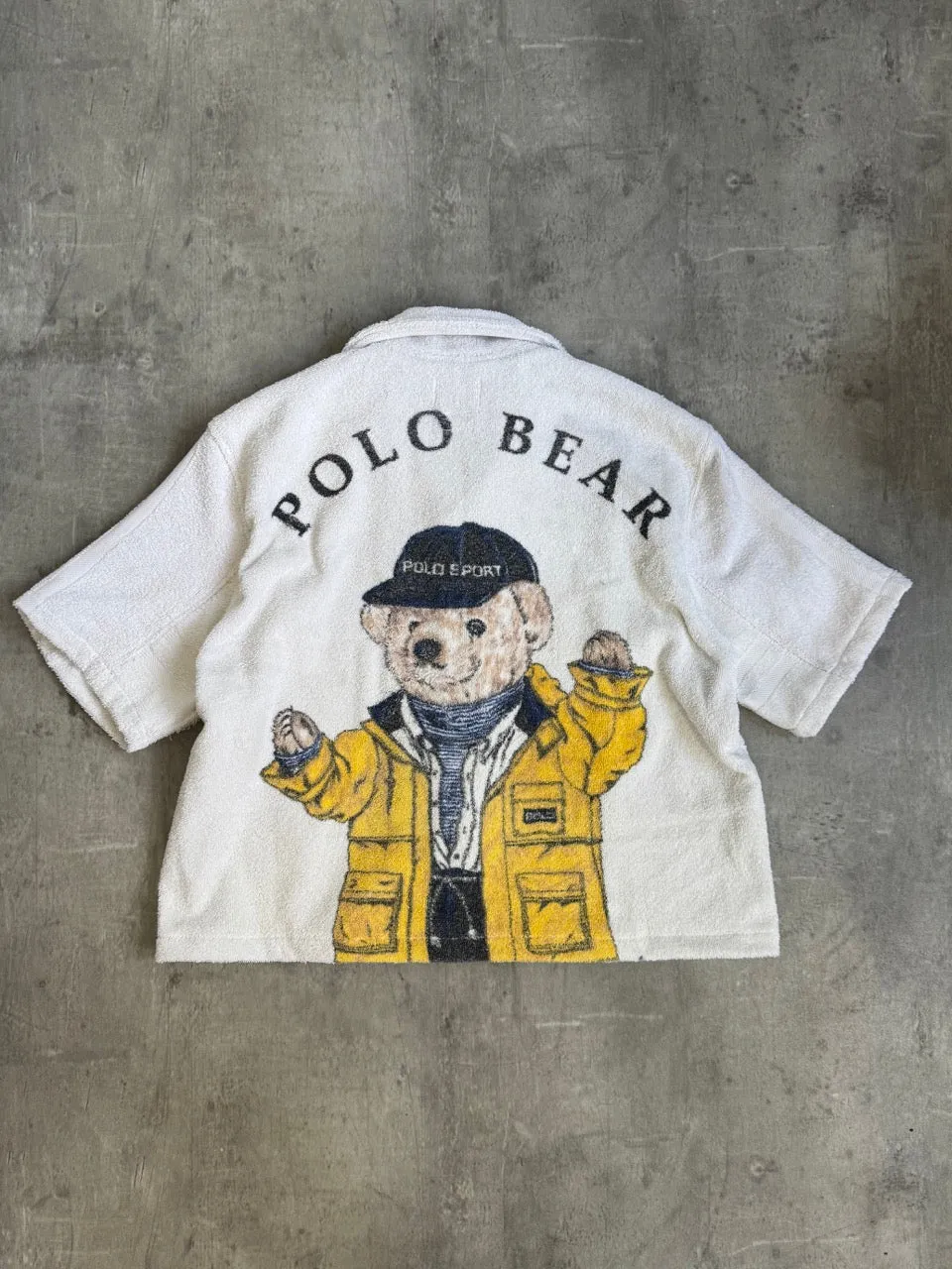 VT Rework: Polo Bear Spellout Towelling Shirt