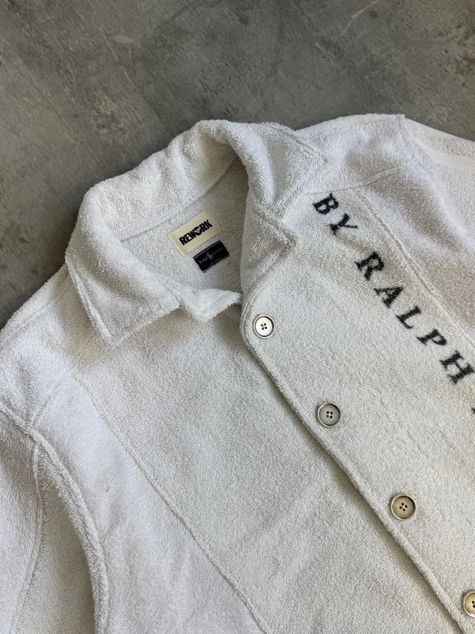 VT Rework: Polo Bear Spellout Towelling Shirt