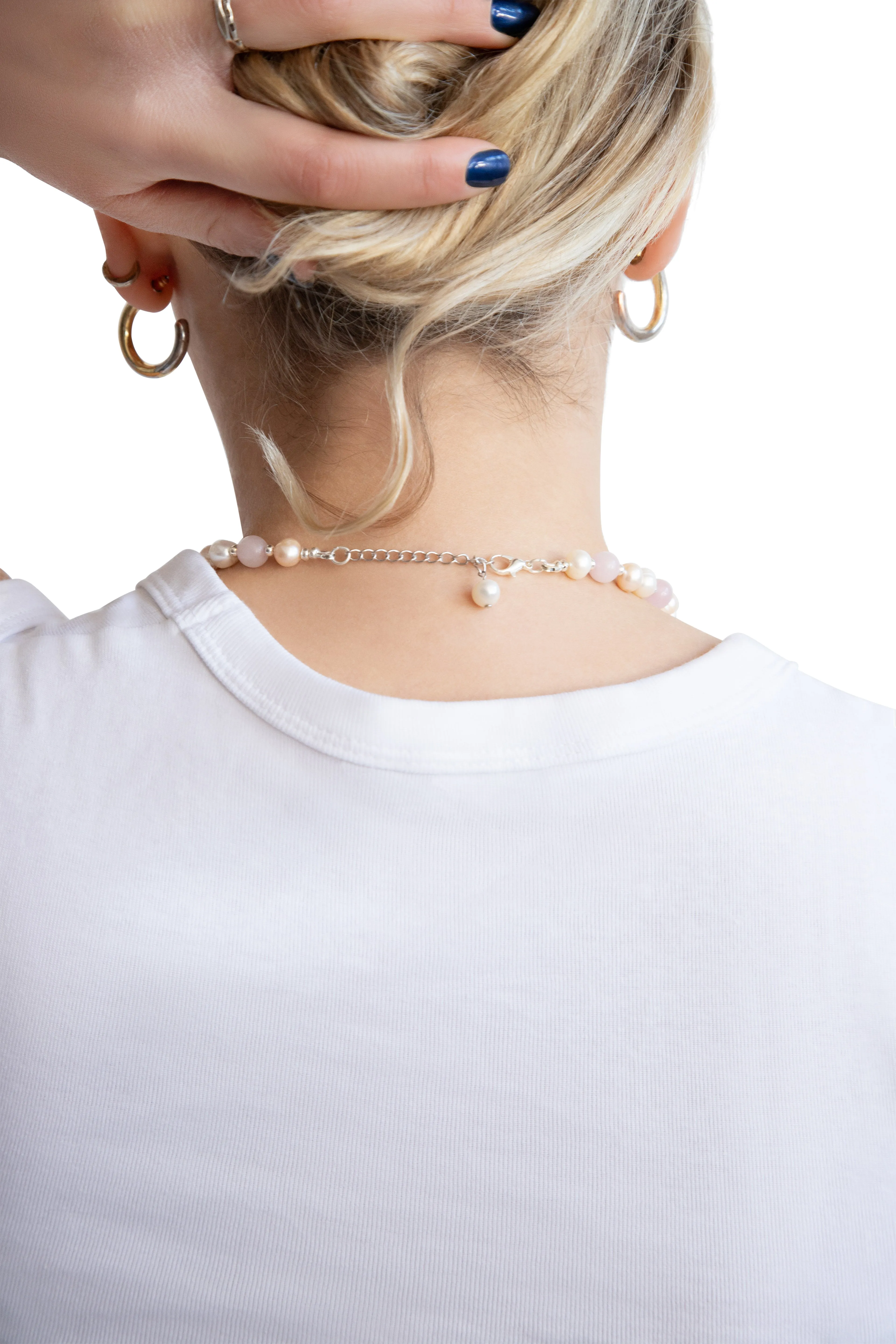 VT Rework: Prada Pink and Silver Plate Necklace