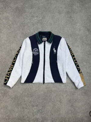 VT Rework: Wimbledon 2008 Ralph Lauren Towel Polo Zip Up Sweater